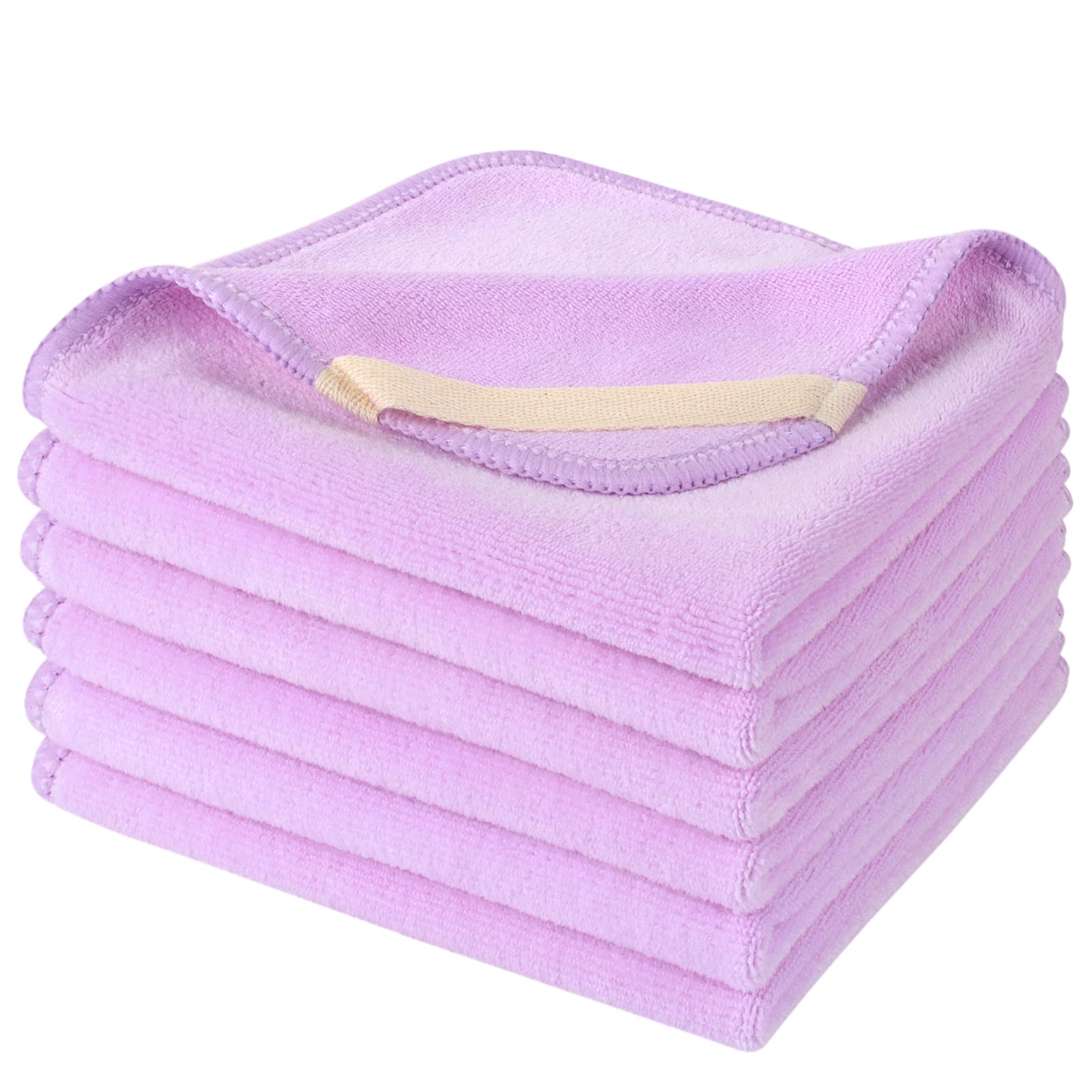 Sinland Microfiber Facial Cloths Fast Drying Washcloth 12Inch X 12Inch ...