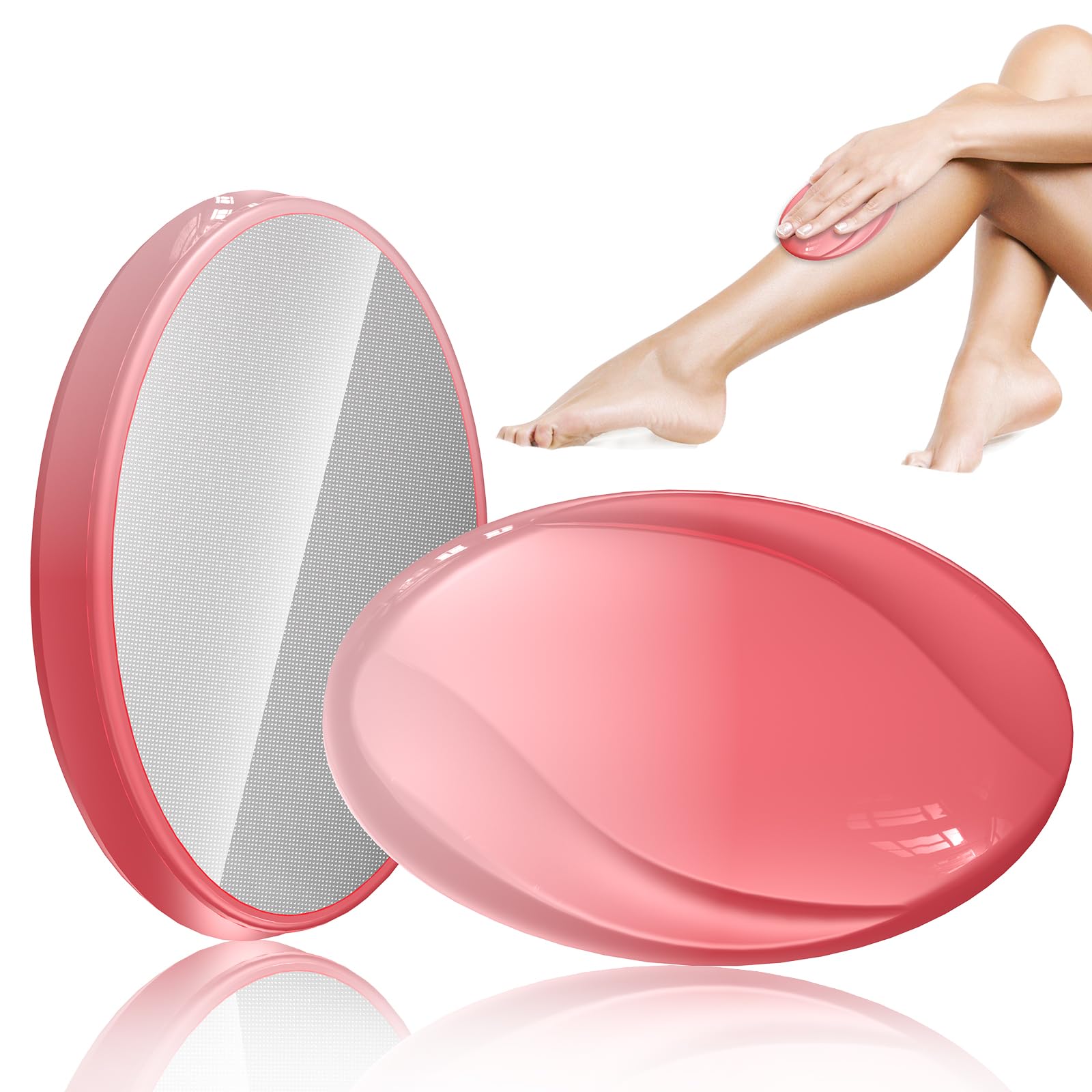 Crystal Hair Eraser for Women and Men, Reusable Crystal Hair Remover - Portable Magic Hair Removal Device - Painless Solution fo