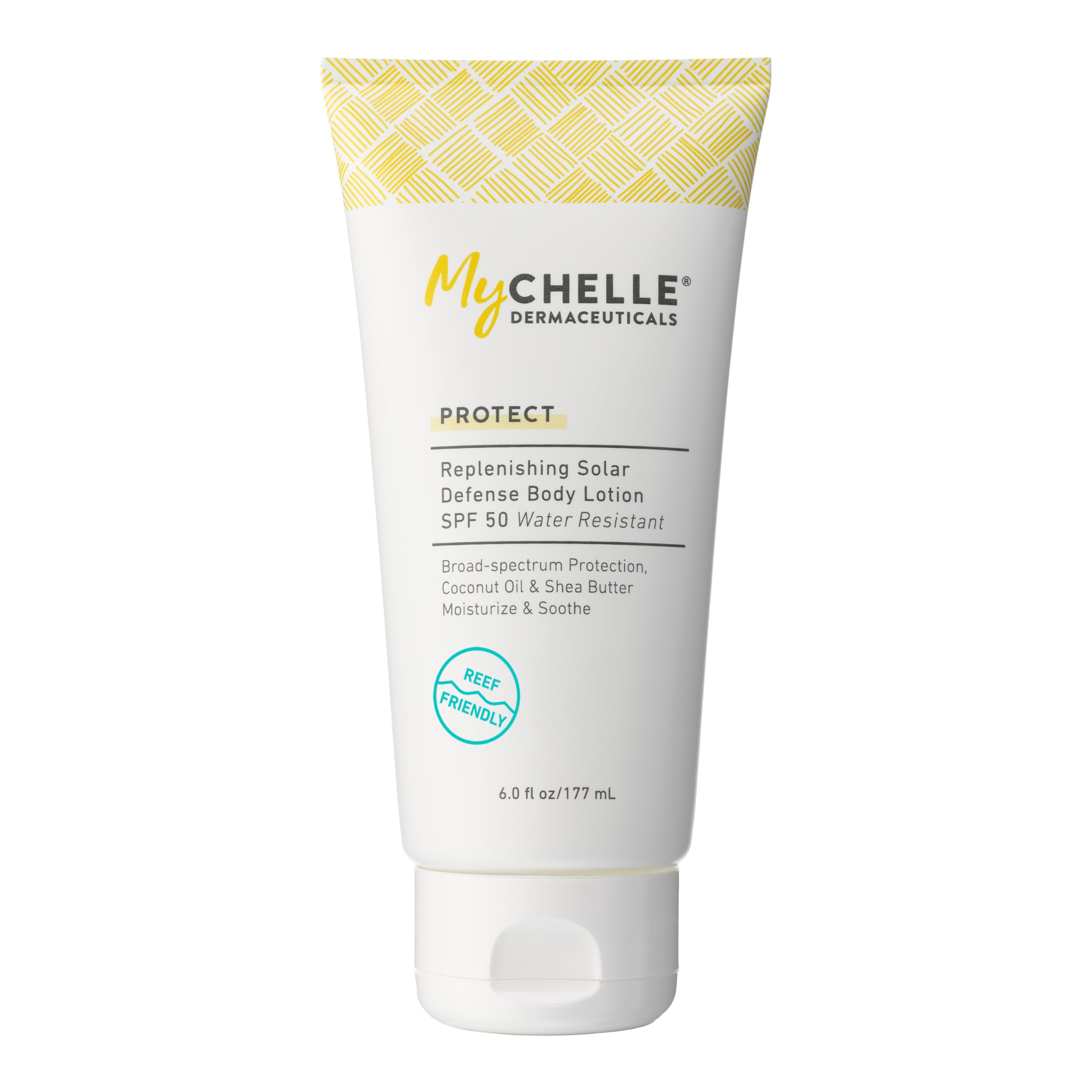 Mychelle Dermaceuticals Replenishing Solar Defense Body Lotion Spf 50 (6 Fl Oz) - Moisturizing Reef Safe Sunscreen With Coconut