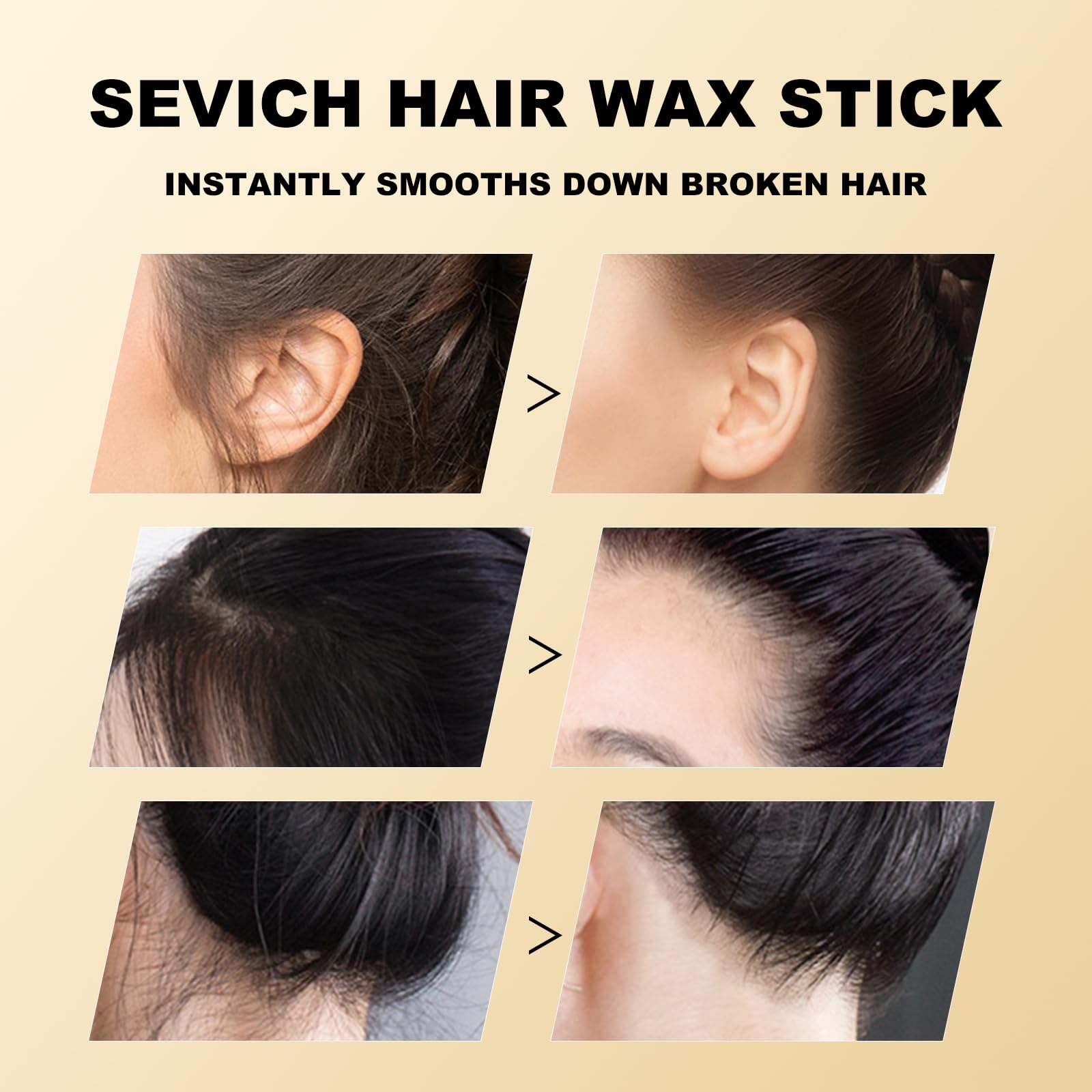 SEVICH Hair Wax Stick for Women & Kids, Hair Styling Waxes, Slick Back Hair Products, Only 90 Seconds,Hair keeps the Style 24H,7