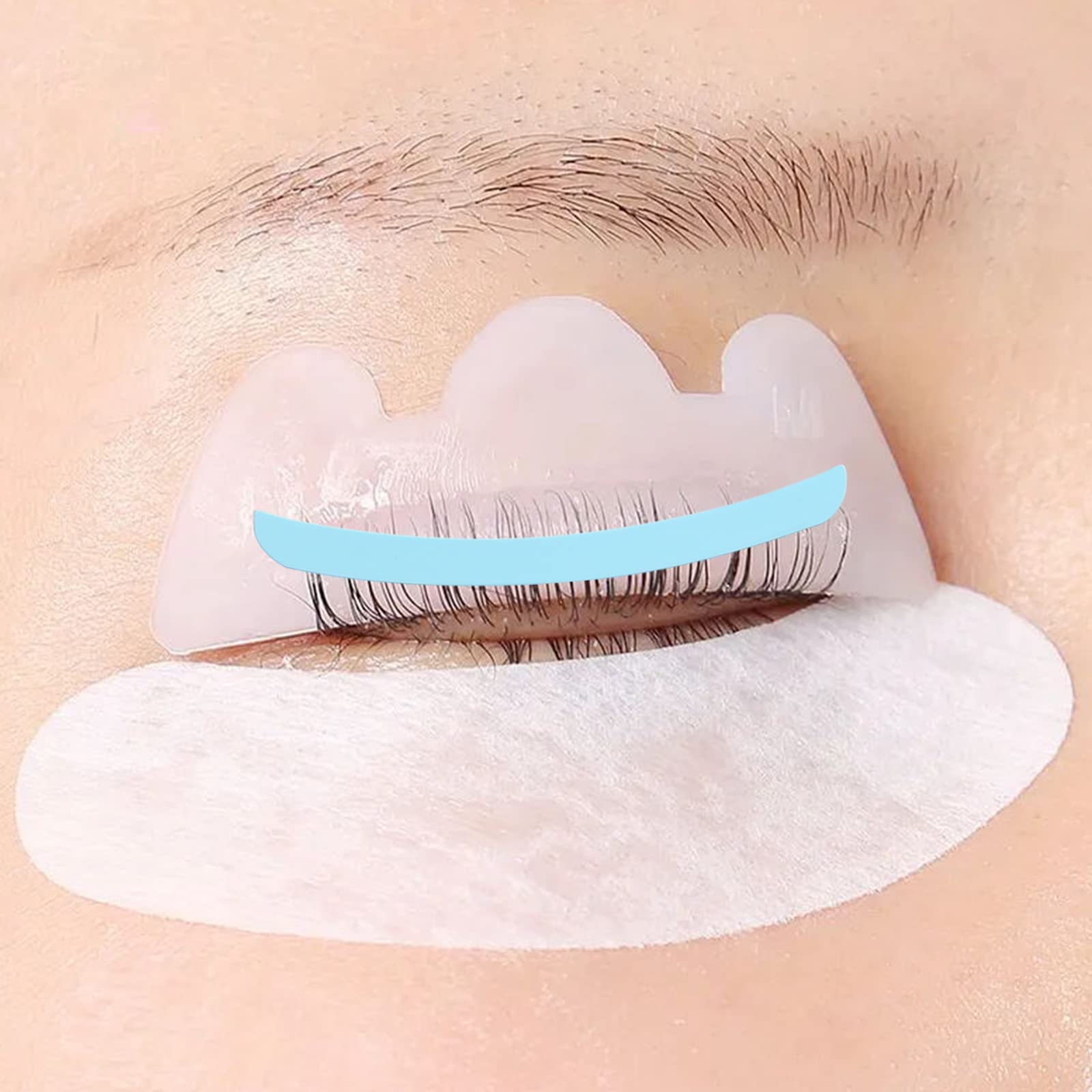 24Pcs Lash Lift Rods Ribbon Kit, Reusable Lash Lift Pads Lash Lift Tool, Soft Pads Silicone Perm Ribbon Eyelash Lifting Compensa