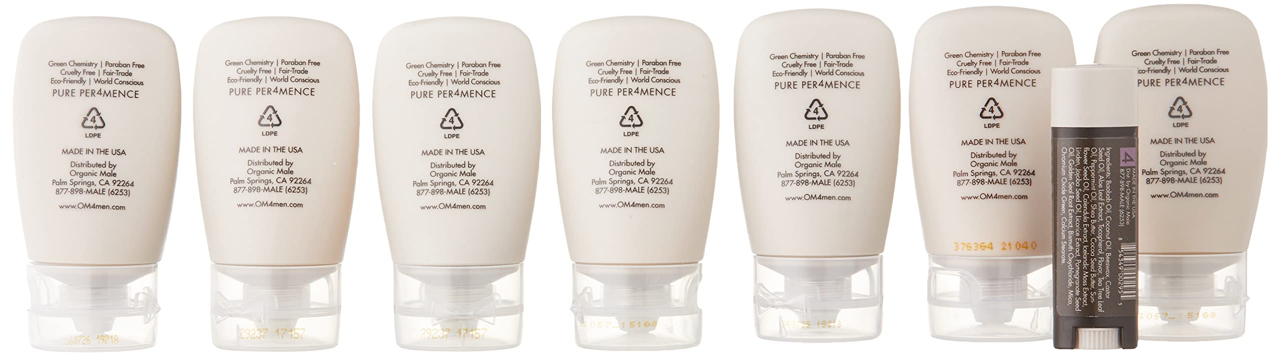 Organic Male OM4 Dry Travel Starter 4-Step RegiMEN - 4 ct