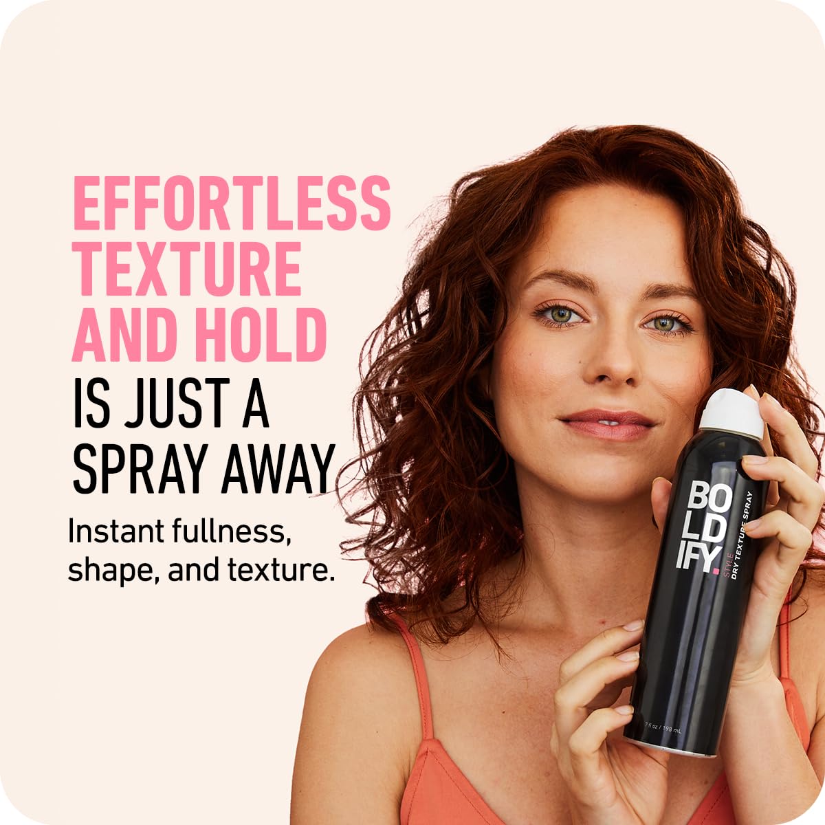Boldify Dry Texture Spray - Volumizing Hairspray for Fine Hair, 7 oz - Stylist Recommended Hair Product for Men & Women