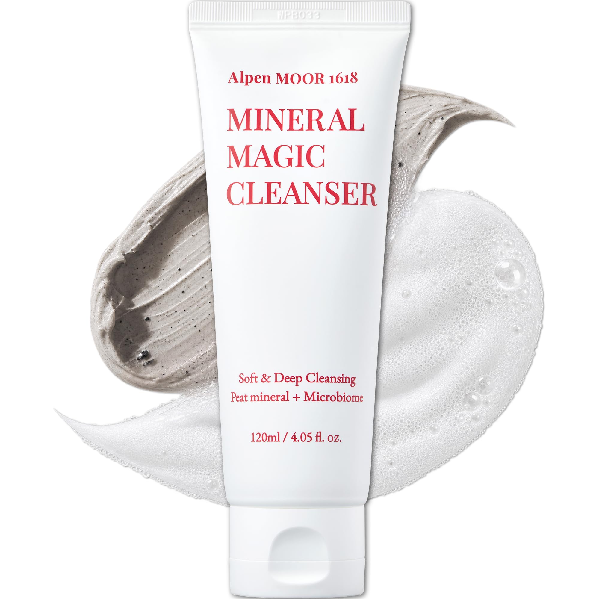 Alpen Moor Mineral Magic Cleanser, BHA CreamtoFoam Face Wash, 4.05 fl oz