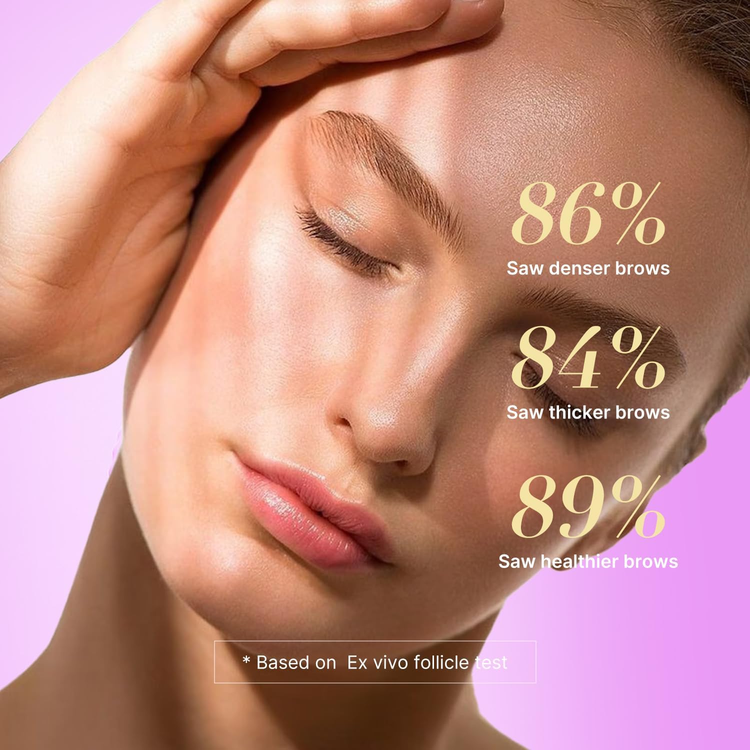 VieBeauti Eyebrow Growth Serum: Eyebrow Serum to Grow Brows with Advanced Formula to Boost Longer Fuller and Thicker Looking Eye