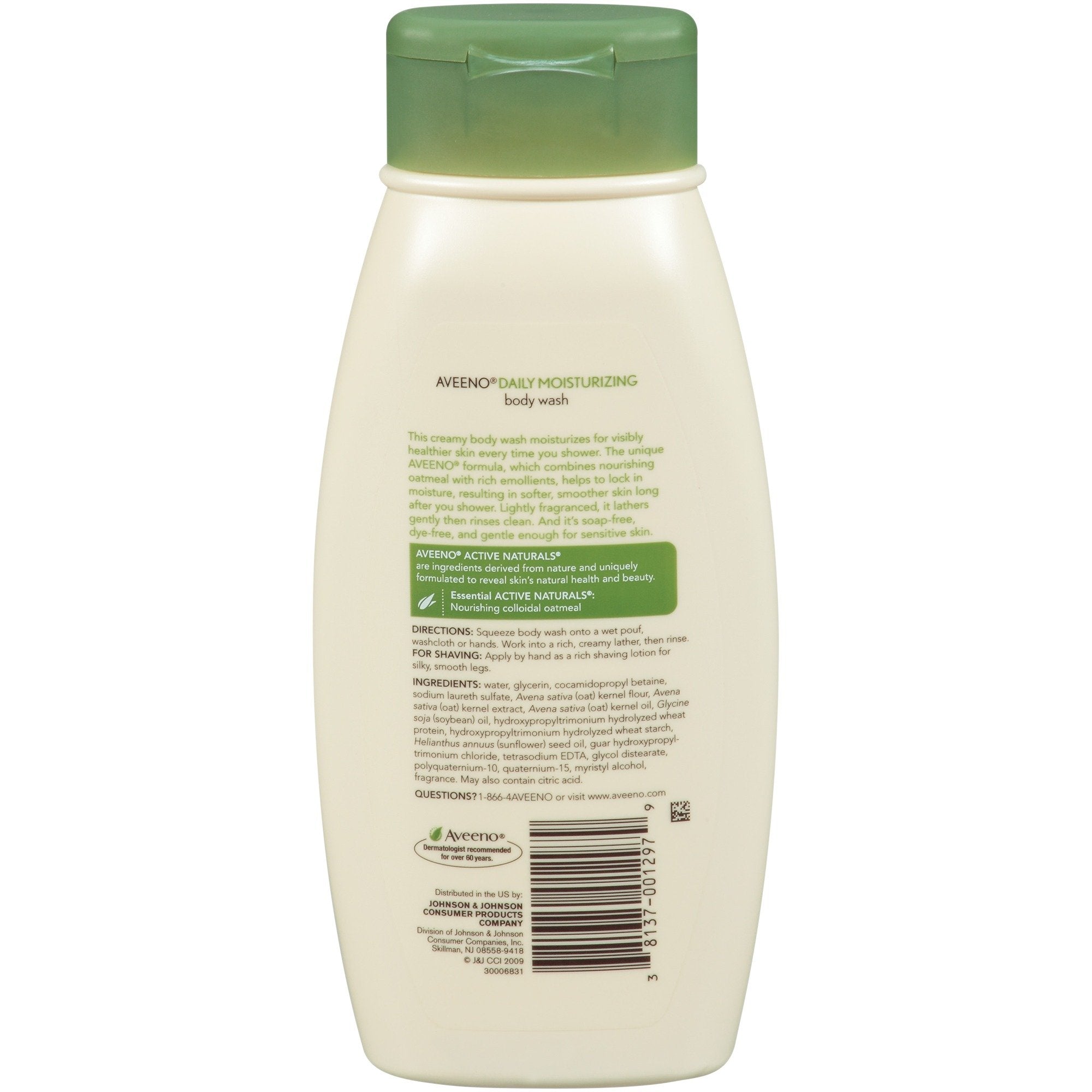 Aveeno Daily Moisturizing Body Wash, 18 Fl Oz (Pack Of 3)