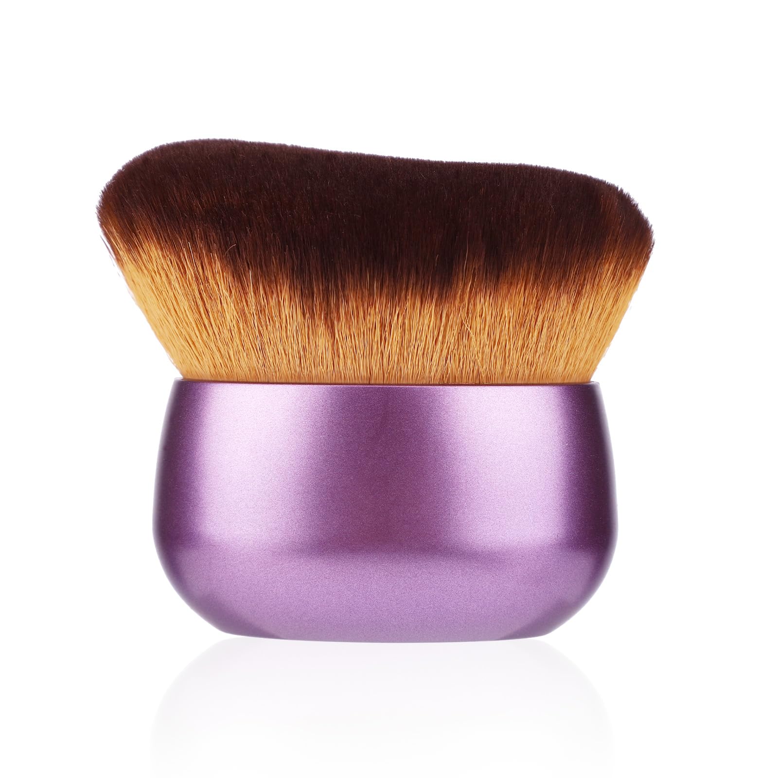 Self Tanner Brush, Self-tanning Mixed Makeup for Bronzer Foundation & Spray Tan Superior Soft Vegan Brush for Face Legs (Purple)