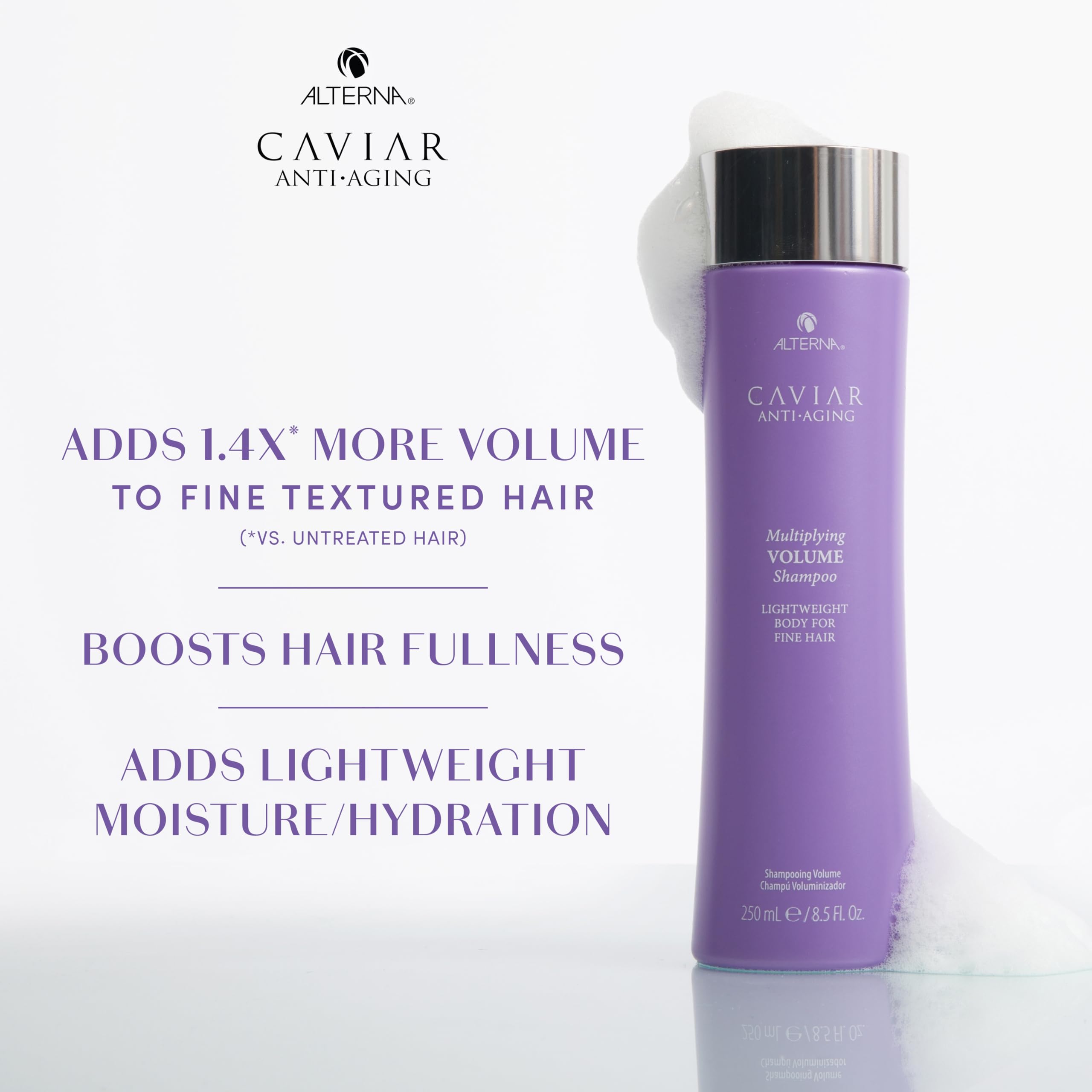 Alterna Caviar Anti-Aging Multiplying Volume Shampoo, 16.5 Fl Oz