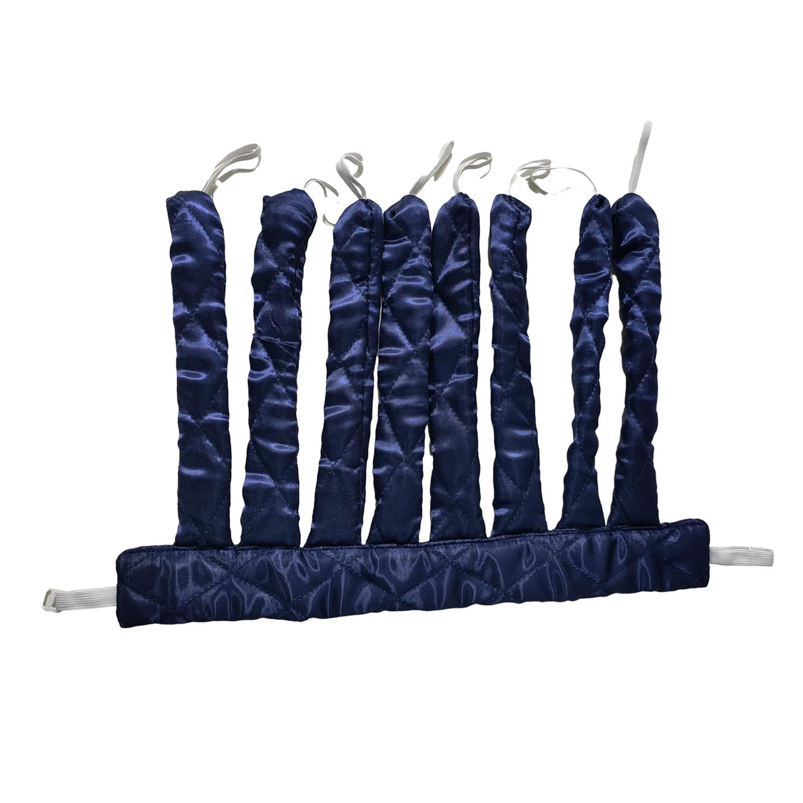Heavenglow Roller Hair Heatless Curling Rod Headband For Long Hair Home Overnight Curls Dark Blue