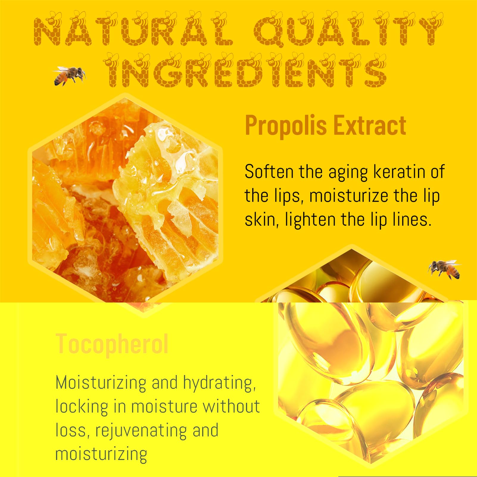 4Pcs Lip Balm Honey Pot, Honey Pot Lip Balm For Dry Cracked Lips, Strawberry Lip Balm Scrubs Exfoliator & Moisturizer, Hydrating