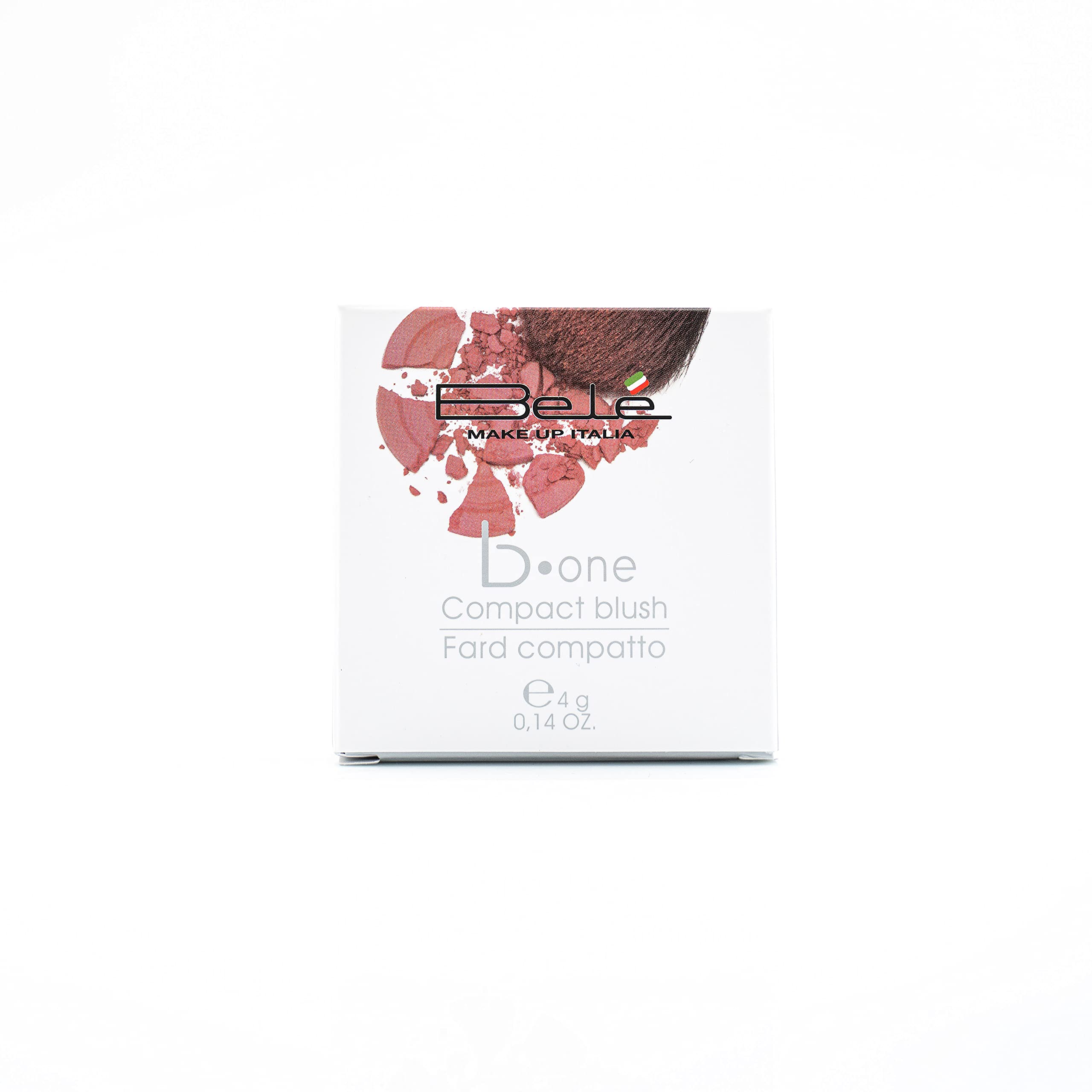 BELÉ MAKE UP ITALIA b.One Compact Blush - 1 Count (#7 Cherry) - Made in Italy, Model MF10B1000
