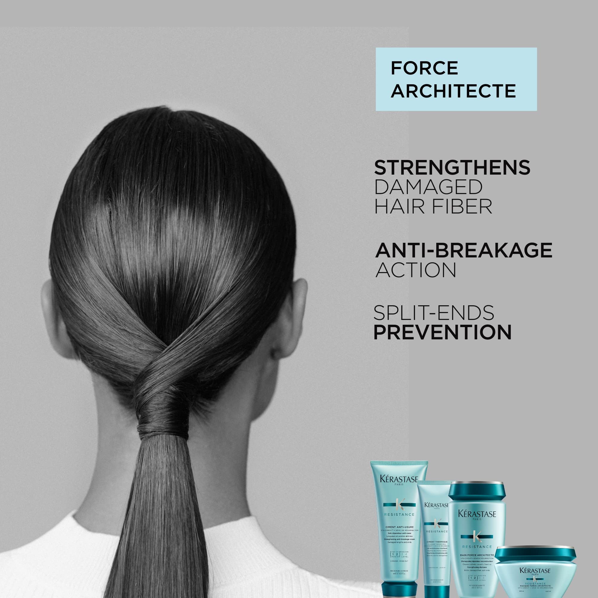 Kerastase Resistance Heat Protection Serum | Blow Dry And Styling Primer For Damaged Hair | Reduces Breakage And Hydrates Hair |