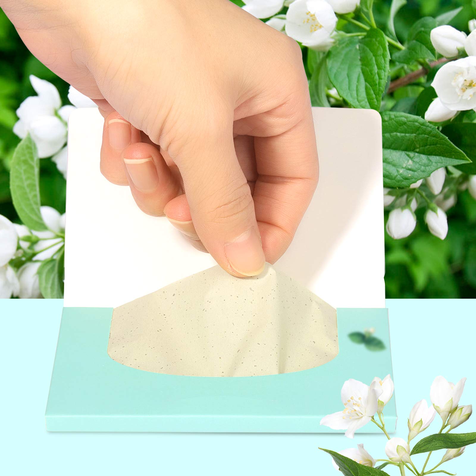 Teenitor 1000 Counts Oil Absorbing Sheets, Oil Blotting Paper, Oil Absorbing Tissues, Face Facial Natural Oil Control Film Blott