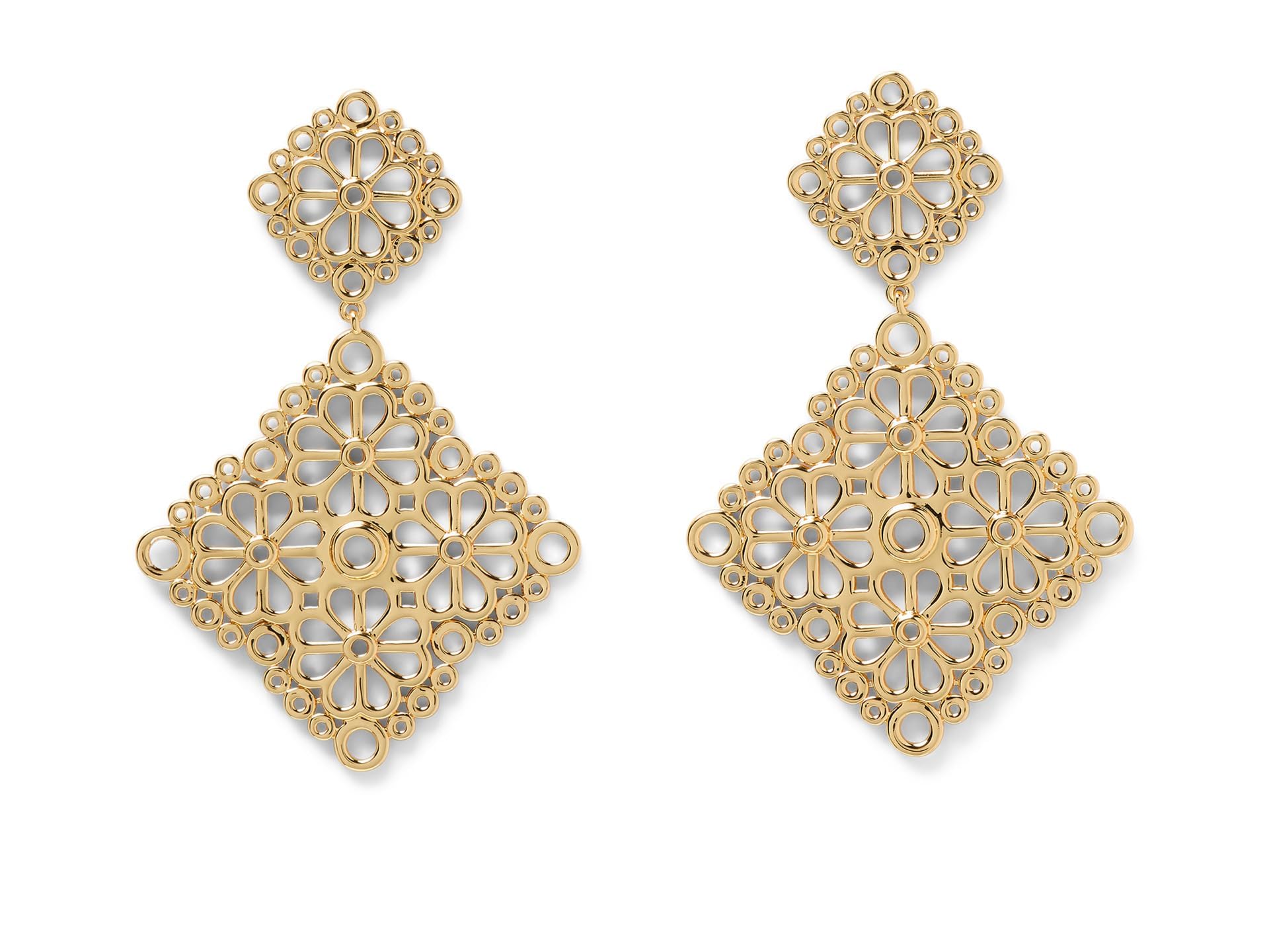 kate spade new york Spade Flower Lace Drop Earrings
