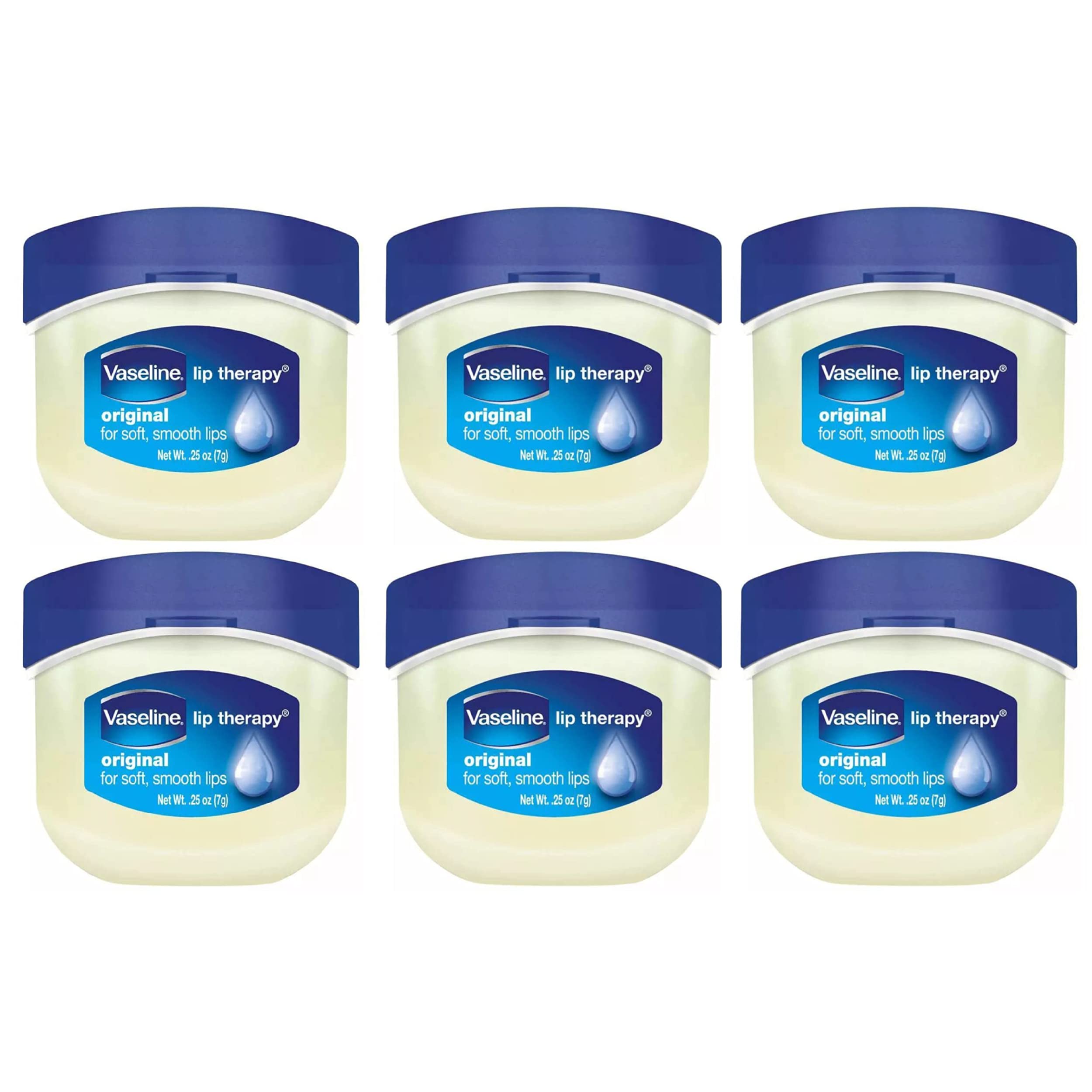 Lip Therapy Petroleum Jelly Original by Vaseline for Unisex - 0.25 oz Lip Balm