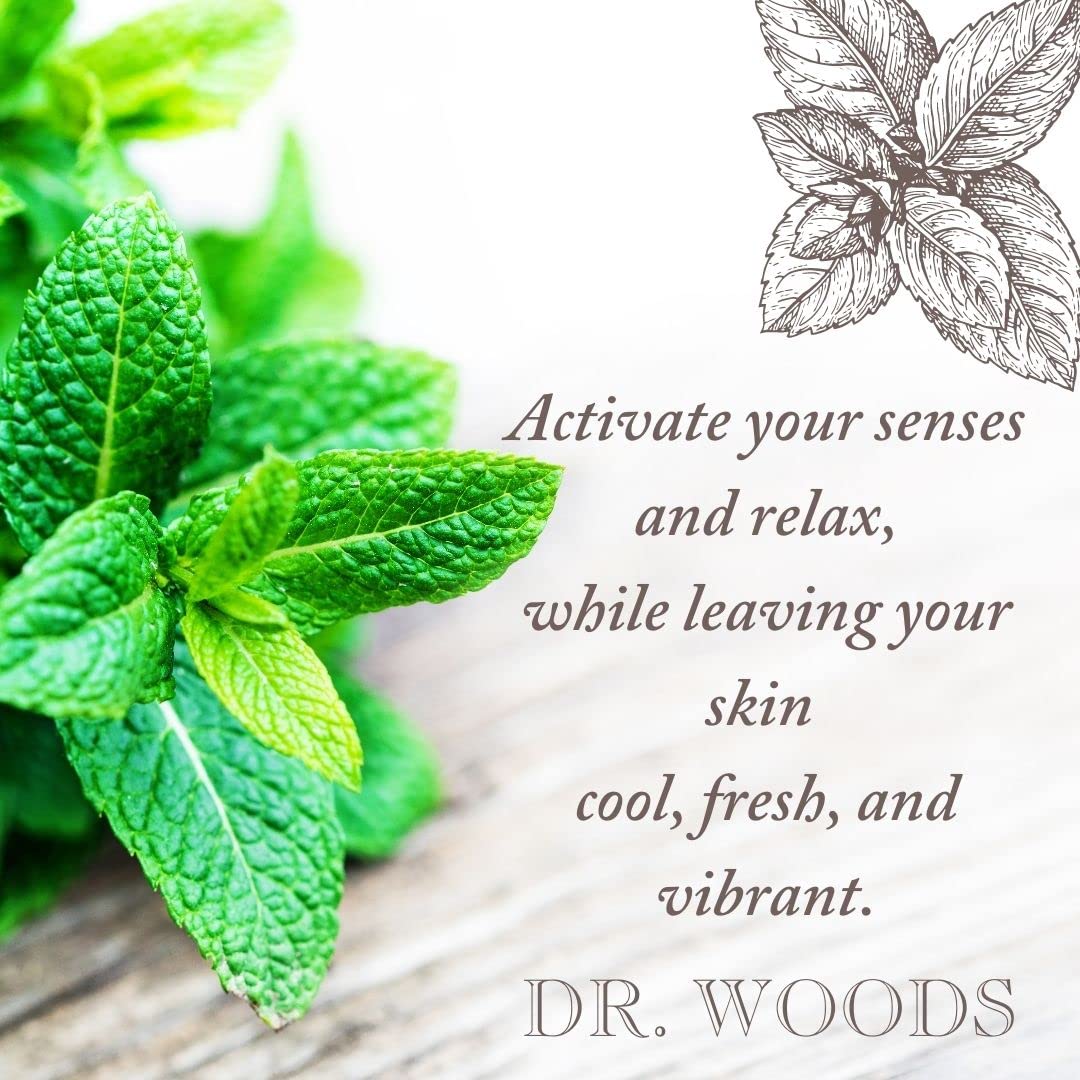 Dr. Woods Pure Castile Peppermint Soap with Organic Shea Butter, 32 Ounce (32 oz)