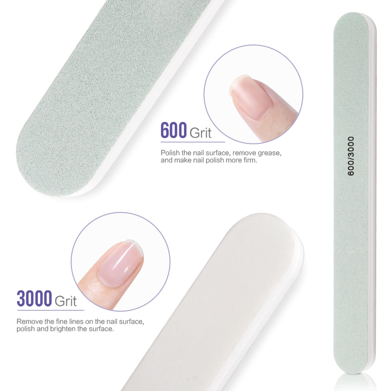Teenitor Nail Gel Remover Tools Kit With Pink Polish Remover Clips, Cuticle Peeler Scraper, Gel Nail Brush, 115 Pack Nail Wipe C