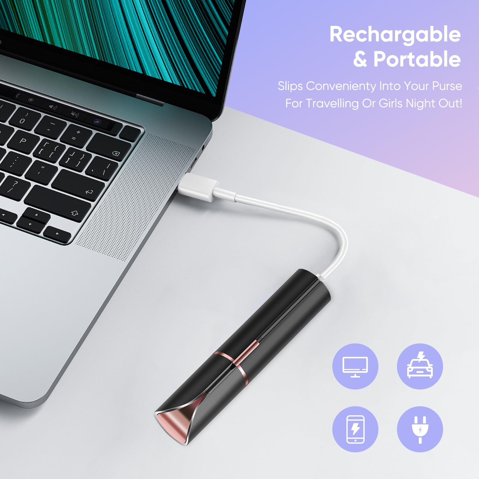Shuangtong Facial Hair Remover For Women, Device, Remover Women Face, Finishing Touch Upper Lips, Chin & Cheeks, Usb Rechargeabl