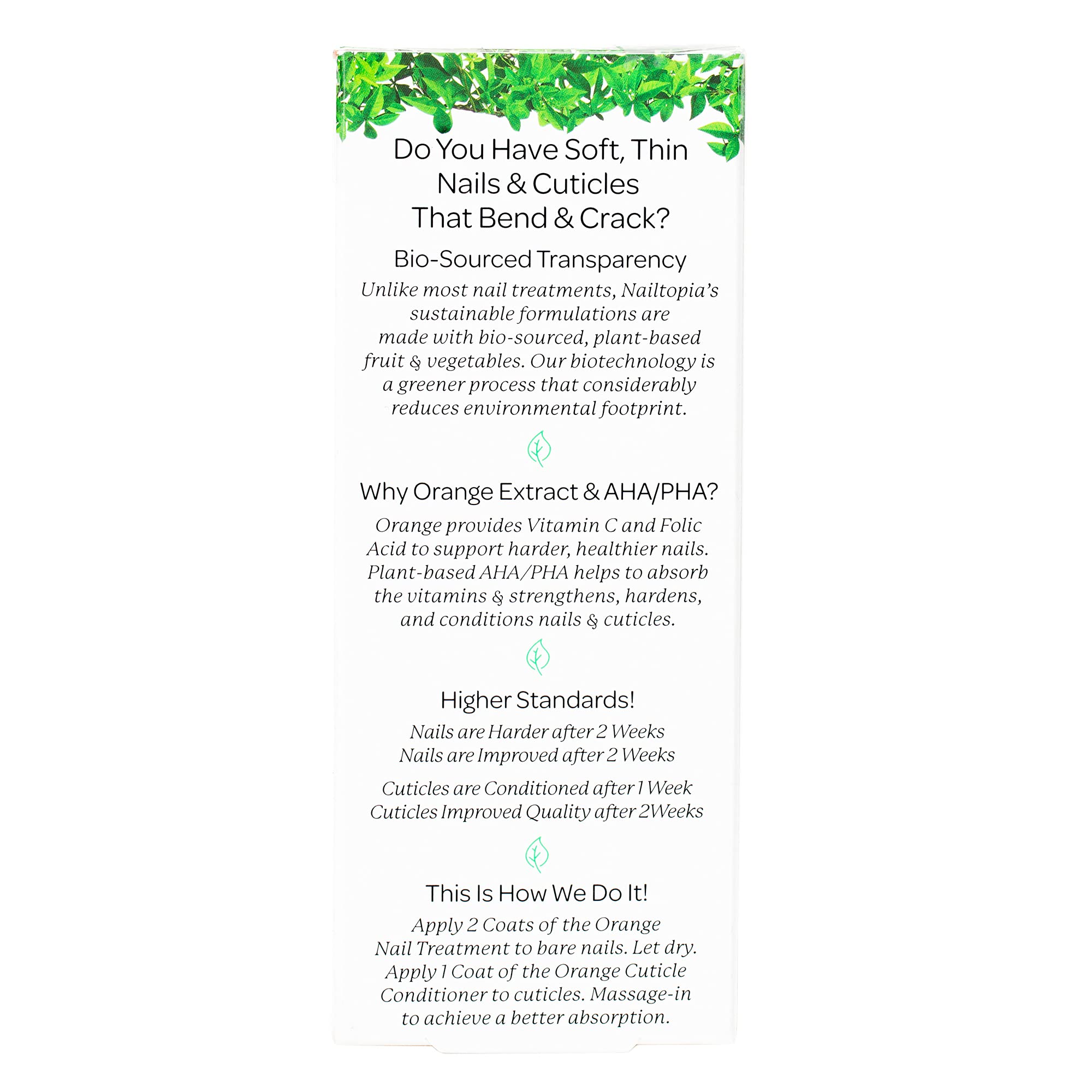 Nailtopia - Nails Are Nourished Kit, For Dehydrated Brittle Nails & Cuticles - Plant-Based, Non Toxic, Bio-Sourced - Moisturizin
