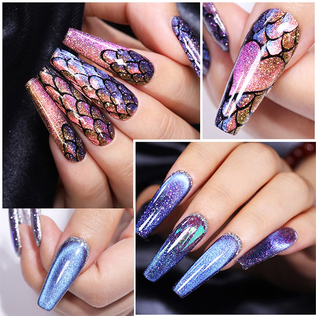 Xeaohesy 16 Pieces Nail Magnet Tool Set Magnet Plate Wand Board Magnetic Pen Stripe Nail Magnet Double Ended Magnet Wand Magnet