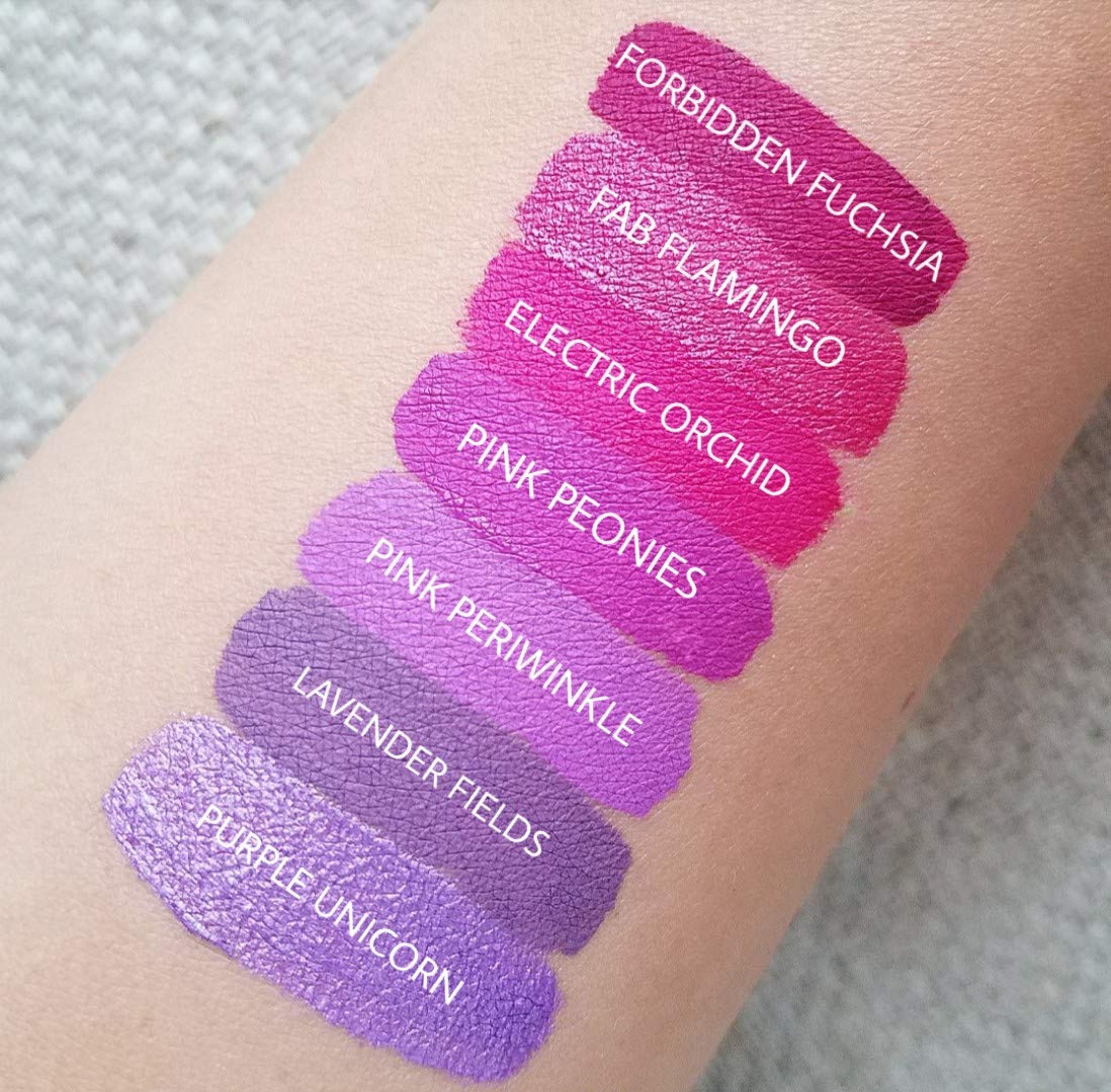 Aromi Neon Pink Liquid Lipstick | Bright Magenta Lip Color, Vegan, Cruelty-Free, Hot Pink, Smudge Proof, Long-Lasting, Handmade