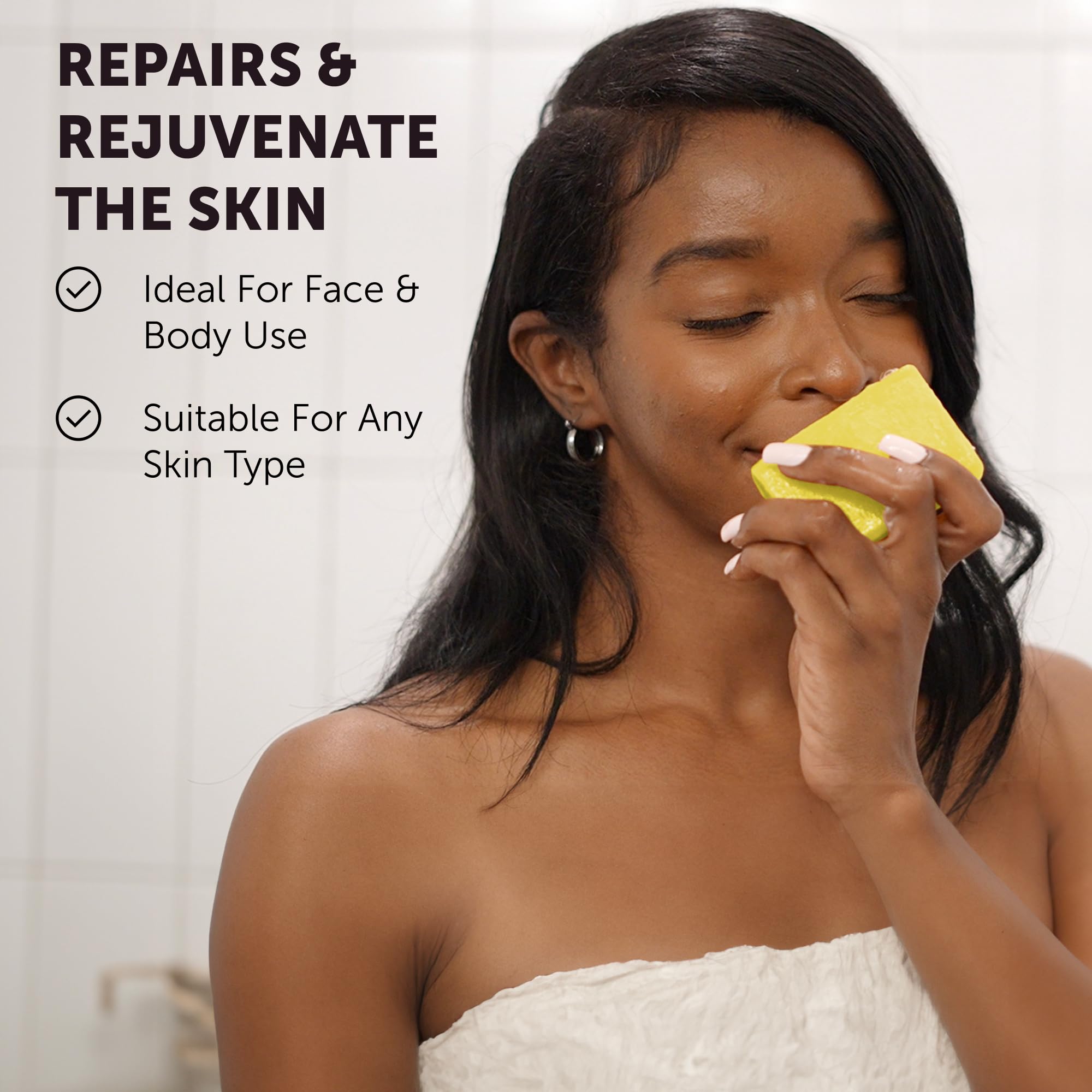 VALITIC Brightening Lemon and Turmeric Kojic Acid Soap - Vitamin C, Retinol - Original Japanese Complex with Hyaluronic Acid, Vi