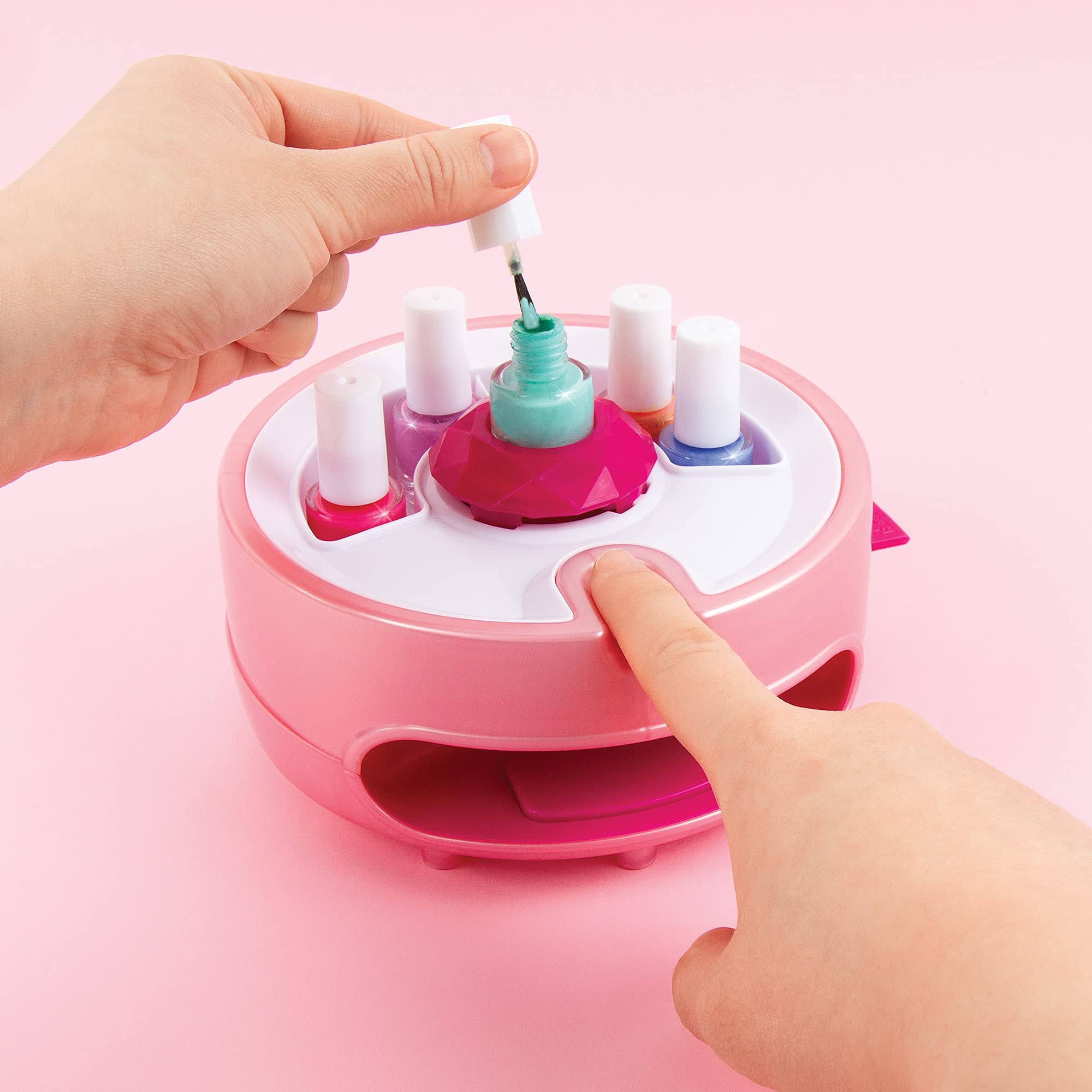 Make It Real Nail Dryer & Polish Set - 5 Vibrant Colors, Non-Toxic, Acrylic, Model 2509, Perfect for Girls & Teens