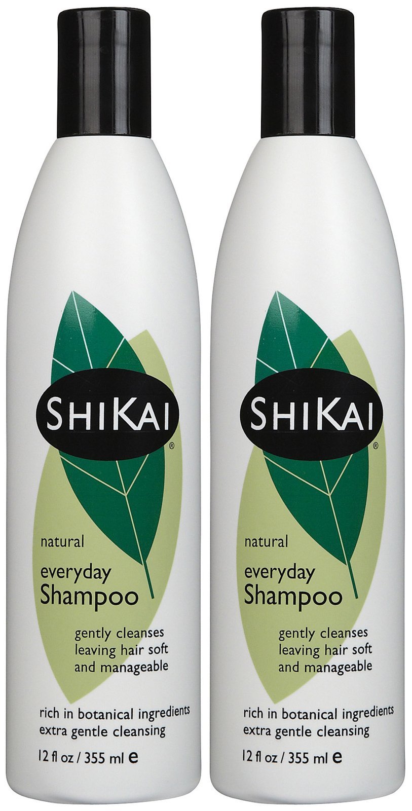 Shikai Everyday Gentle Cleansing Shampoo (12Oz, Pack Of 2) | Extra Mild, Gentle, Low Detergent Formula | With Aloe Vera For Heal