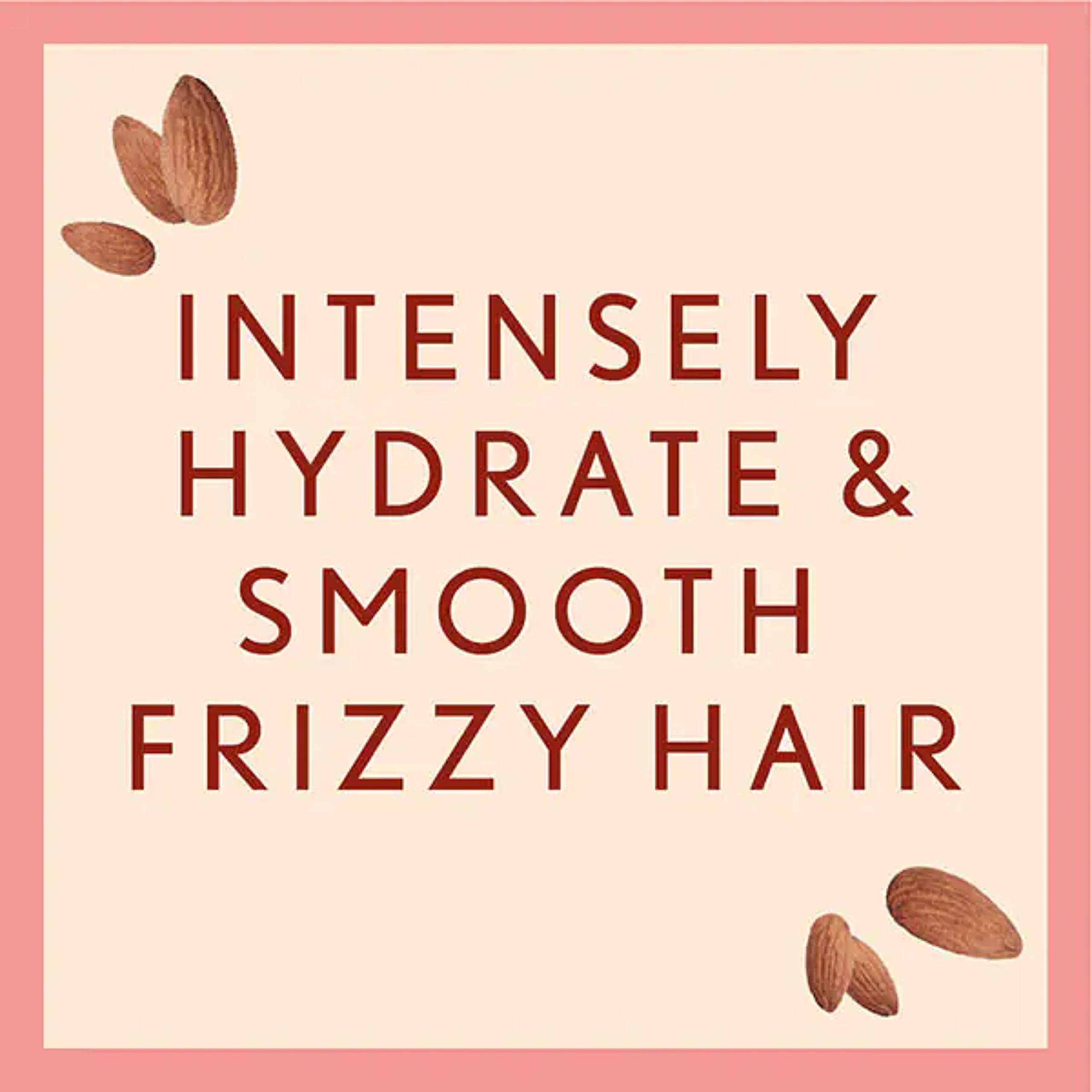 Almond Oil Blend Sulfate-Free Conditioner with Avocado Oil for Intense Hydration, Deep Moisturizing Conditioner for Thick, Curly
