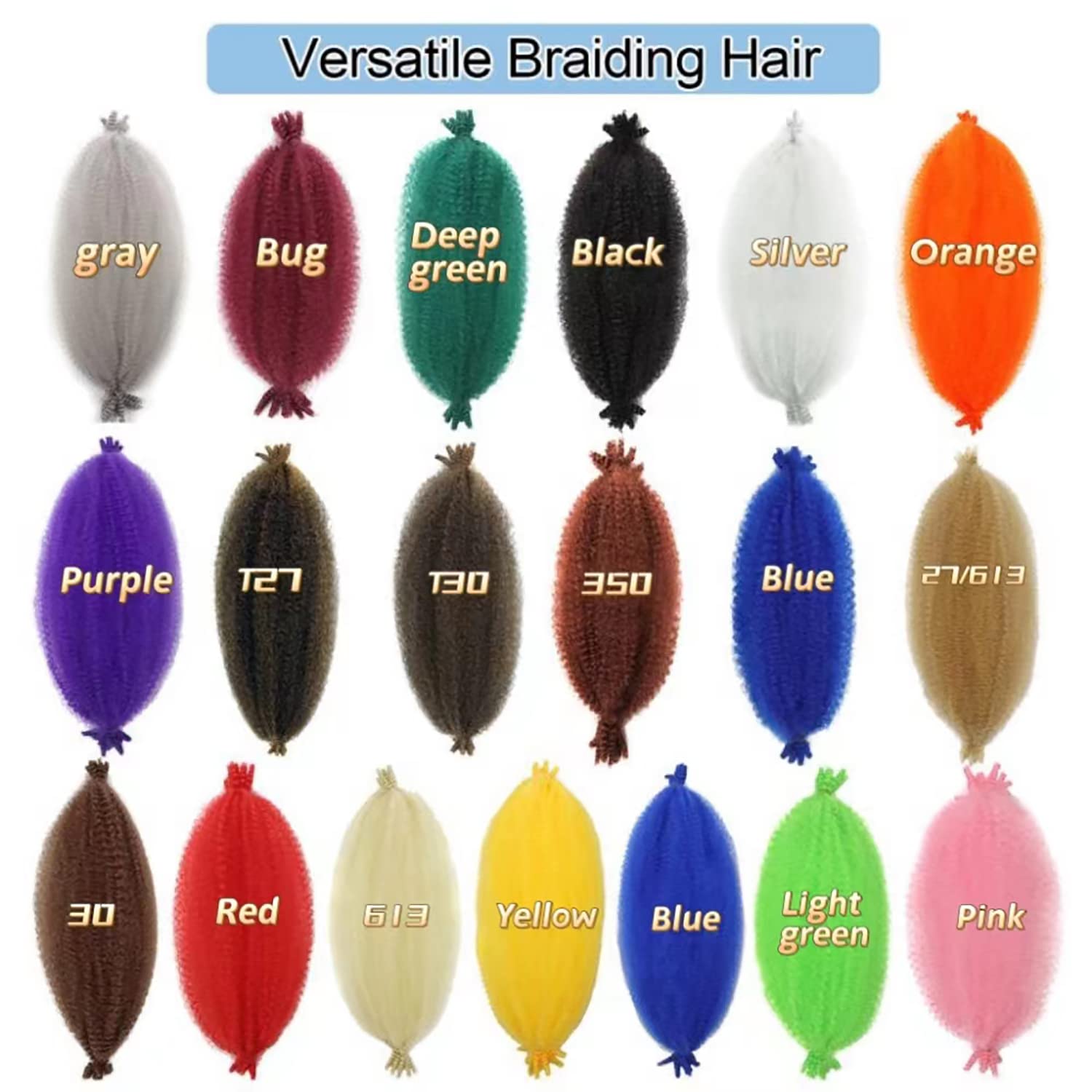 Marley Twist Braiding Hair 16 Inch 27/613 Marley Hair For Soft Faux Locs Spring Twist Hair Passion Twist Hair Cuban Twist Hair B