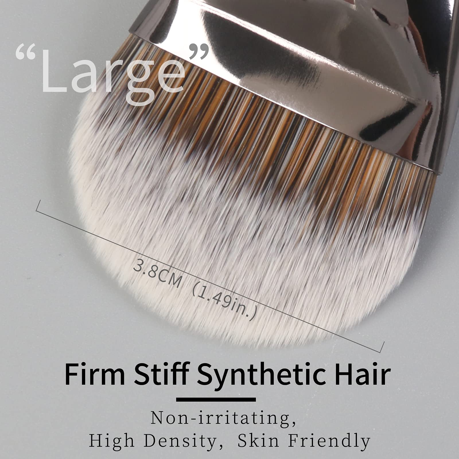 Enzo Ken Liquid Foundation Brush, Flat Foundation Brush For Liquid Makeup, Make Up Brush For Liquid Foundation, Flat Makeup Brus