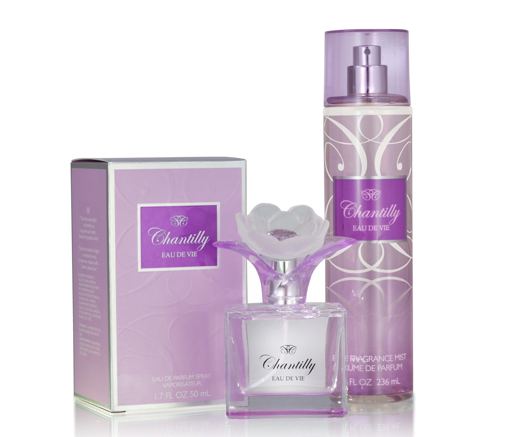 Chantilly Eau De Vie By Dana 1.7 Oz Eau De Parfum Spray For Women