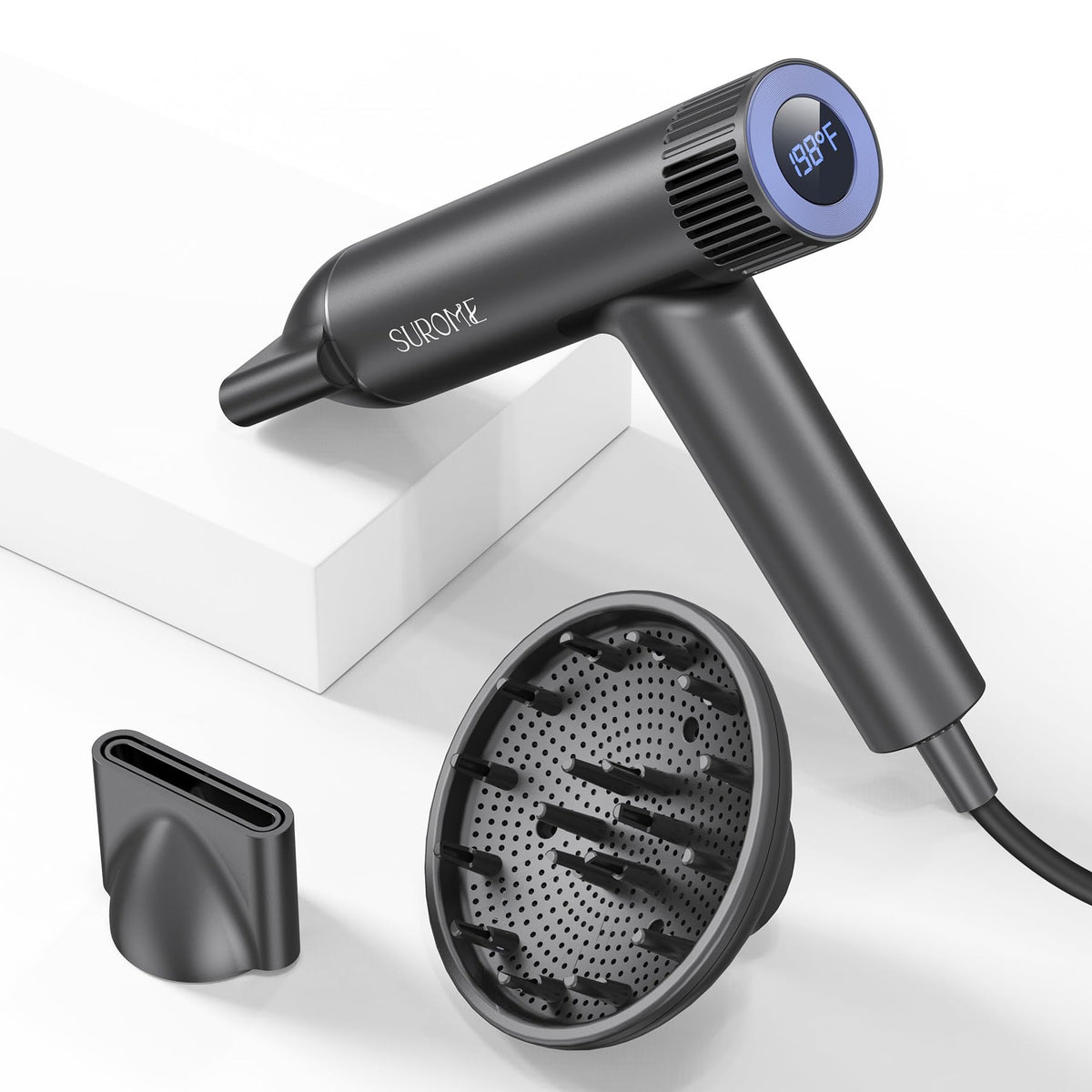 Blow Dryer,110000RPM High-Speed Brushless Motor, Fast-Drying Negative Ions Intelligent Constant Temperature Hair Care Dryers, Pr