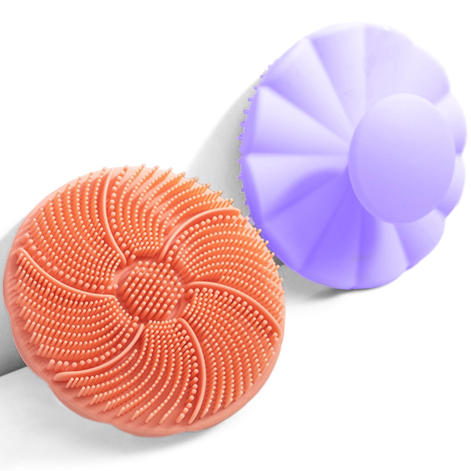 Face Scrubber, Facial Exfoliator, Scrub Brush, Soft Face Brush, Silicone Facial Cleansing Brush, Blackhead Acne Pore Cradle Cap 
