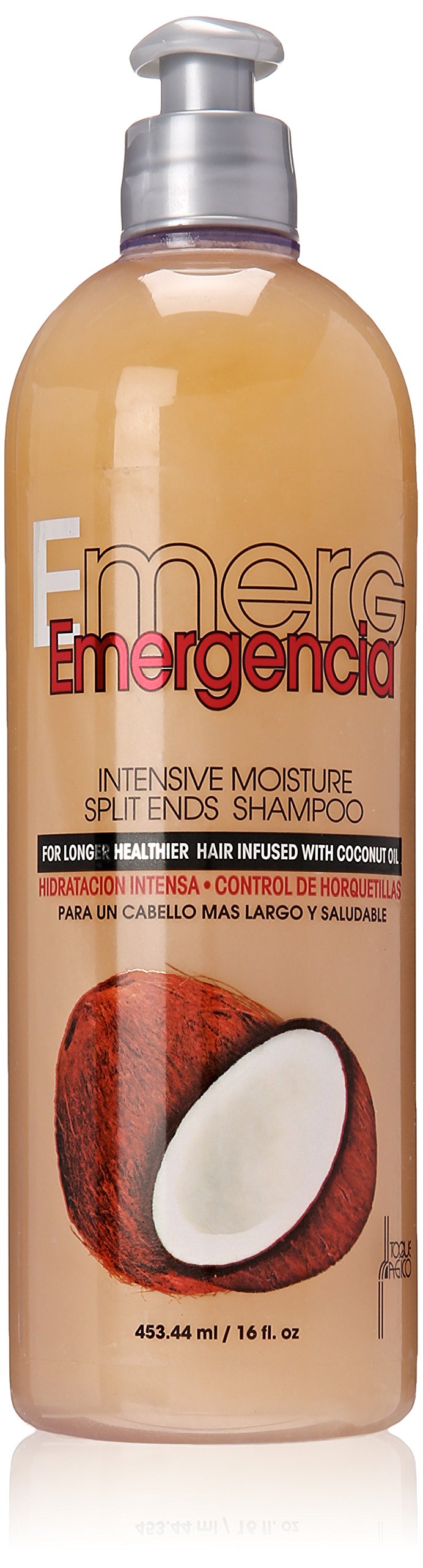 EMERGENCIA Toque Magico Coconut Intensive Moisture Split Ends Shampoo, 16 Oz, 16 Ounces