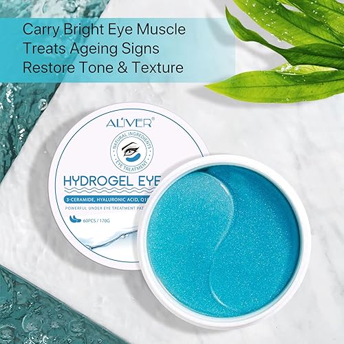 sefudun Hydrogel Eye Patches,Hydrogel Under Eye Masks for Dark circles,Anti Wrinkle Treatment,Under Eye gel Pads,Eye Mask for Pu