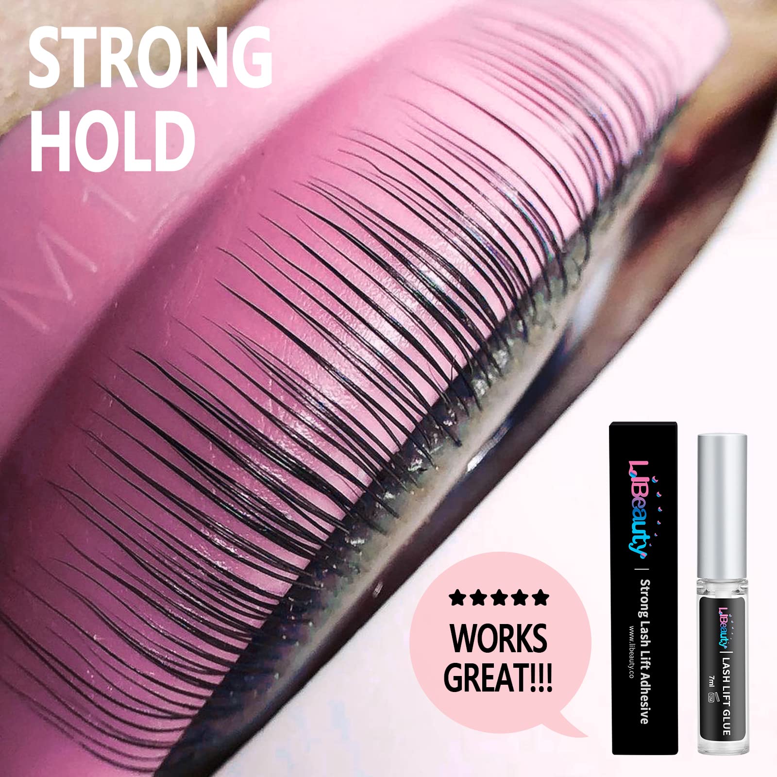 Libeauty Lash Lift Glue 2 Pcs Eyelash Lifting Adhesive Stron Sticky Eyelash Glue For Lash Perm Or False Eyelashes And Dissolves
