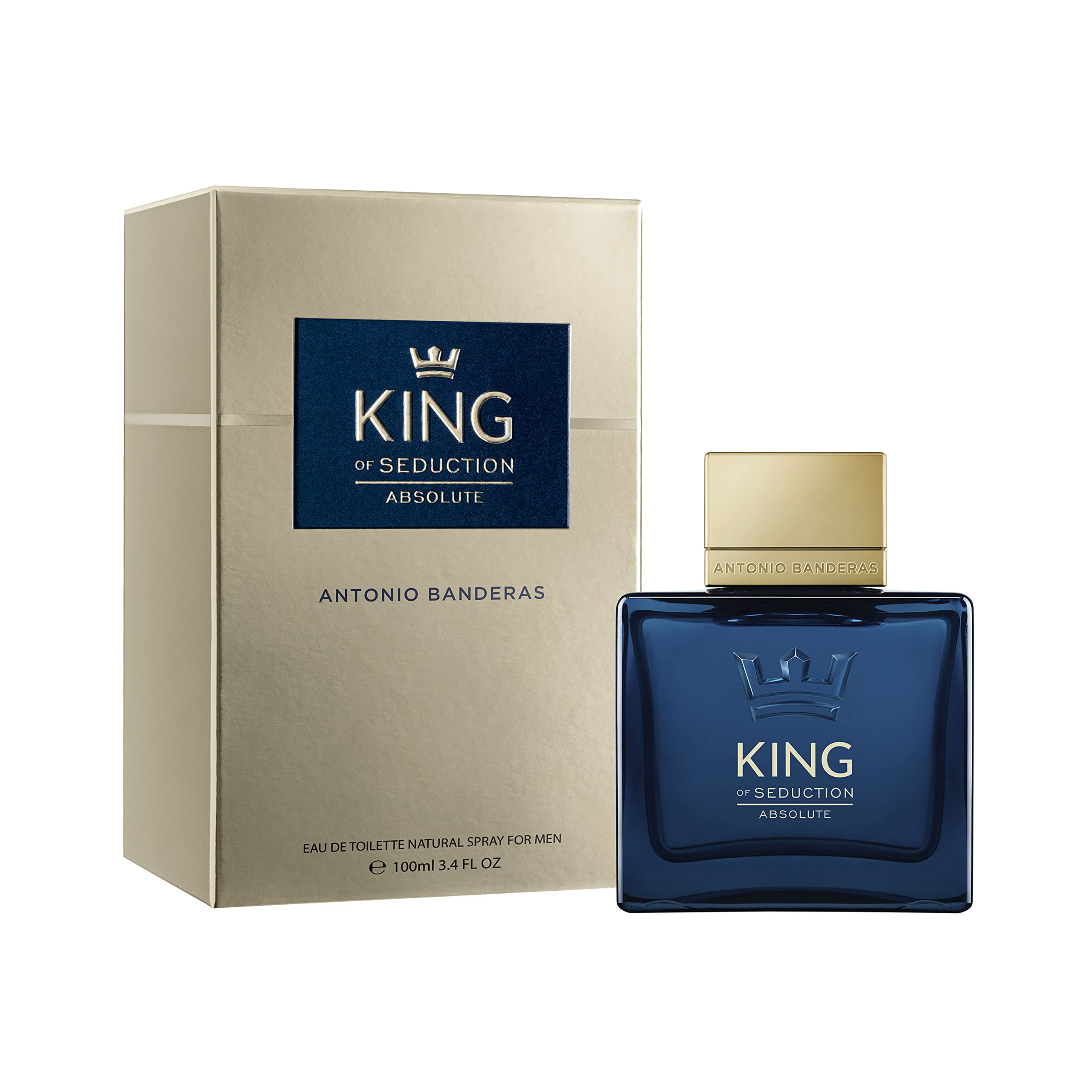 Banderas Antonio Perfumes - King Of Seduction Absolute - Eau De Toilette For Men - Long Lasting - Fresh, Masculine And Elegant F