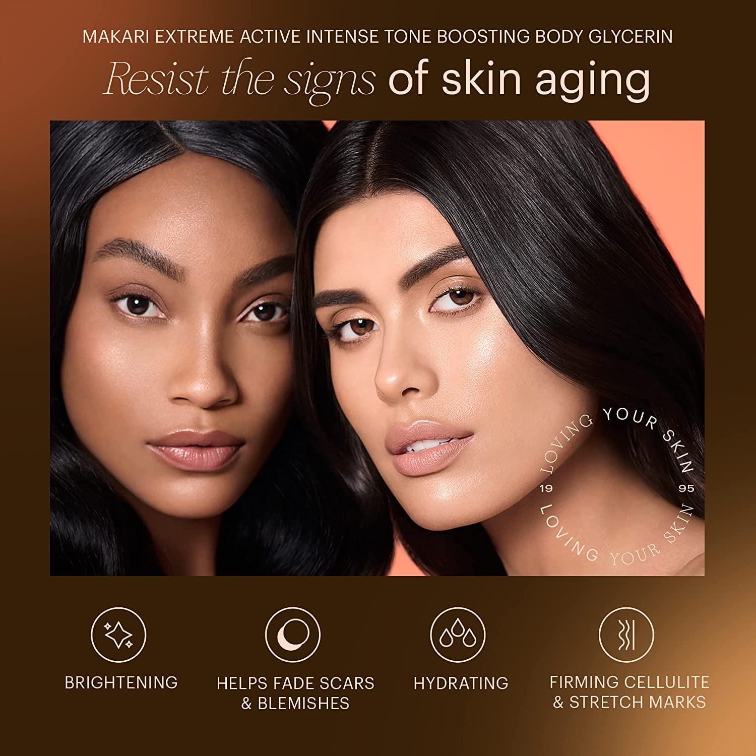 Makari Extreme Active Intense Argan And Carrot Oil Tone-Boosting Body Glycerin (16.8 Oz) | Fades Spots & Marks | Helps Brighten