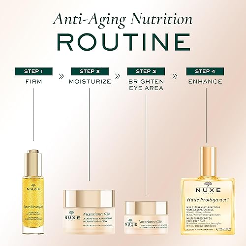 Nuxe Nuxuriance Gold Nutri-Replenishing Oil-Cream - Ultimate Anti-Aging Cream For Radiant, Nourished Skin, 1.7 Oz