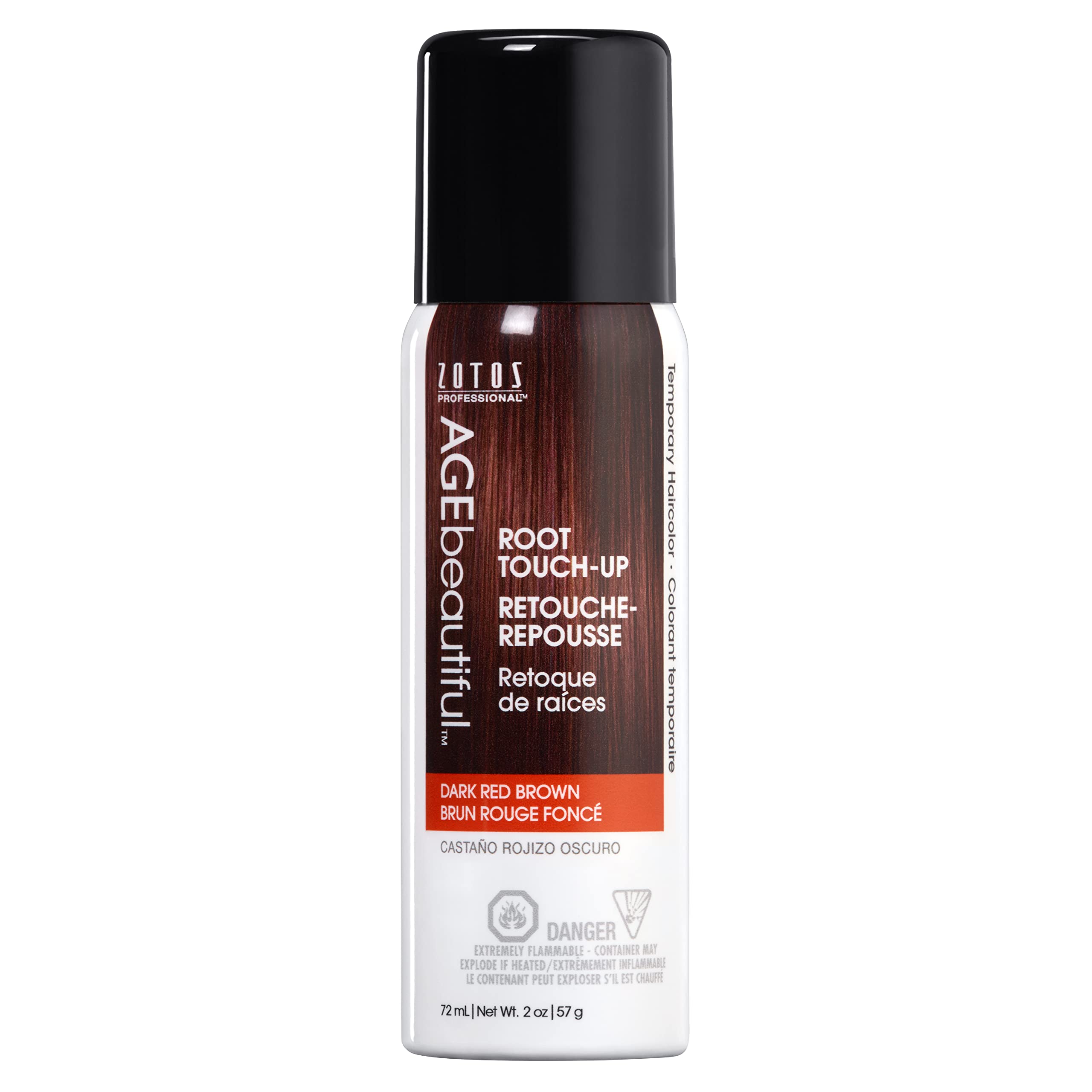 Age Beautiful Root Touch Up Hair Color Spray | Touch-Up Gray Concealer | Temporary Cover Up | Adds Volume & Covers Thinning Patc