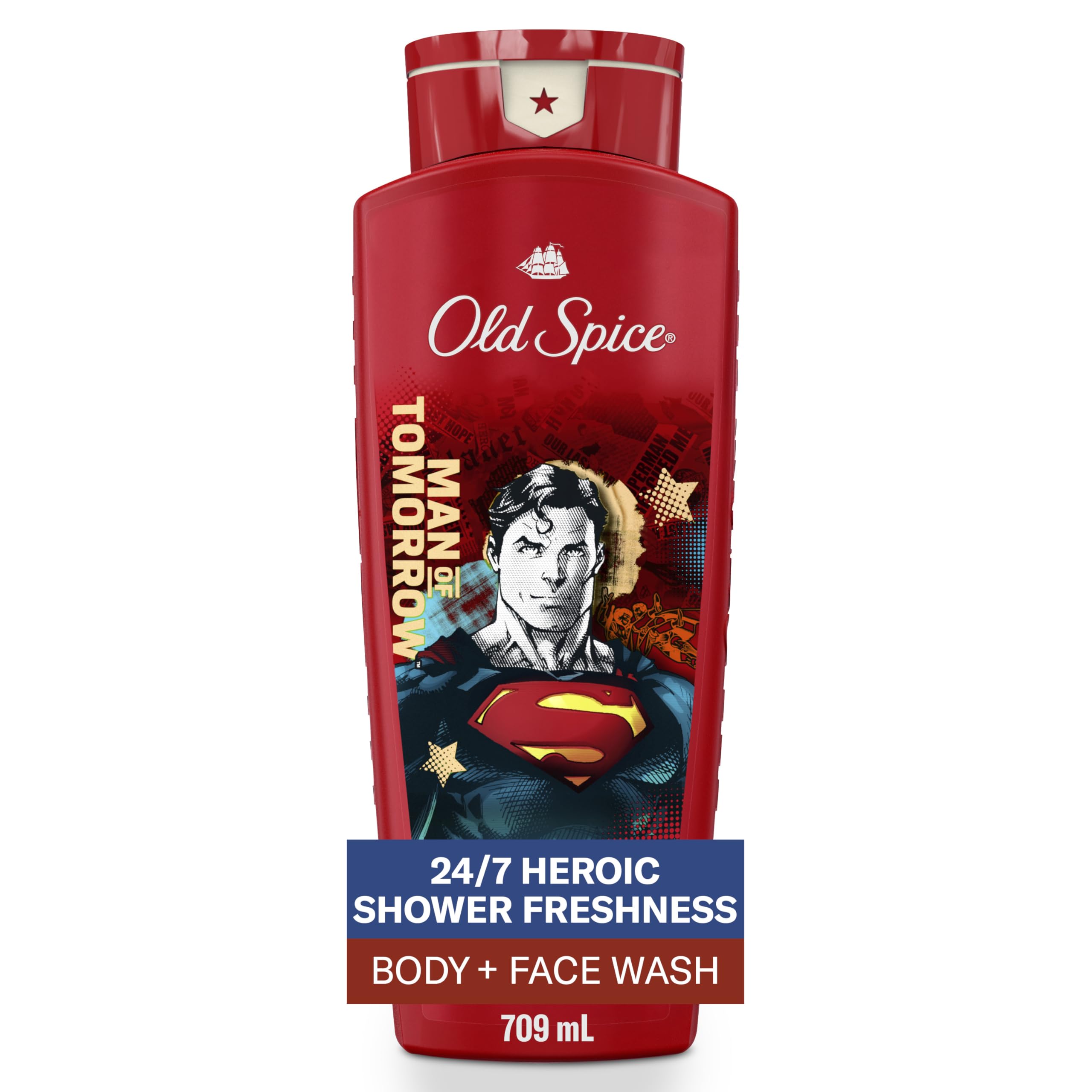 Old Spice Cleansing Body Wash for Men, 3X Defense, 24/7 Shower Fresh with Lasting Scent, 2in1 Body & Face Wash, Smell Like a H