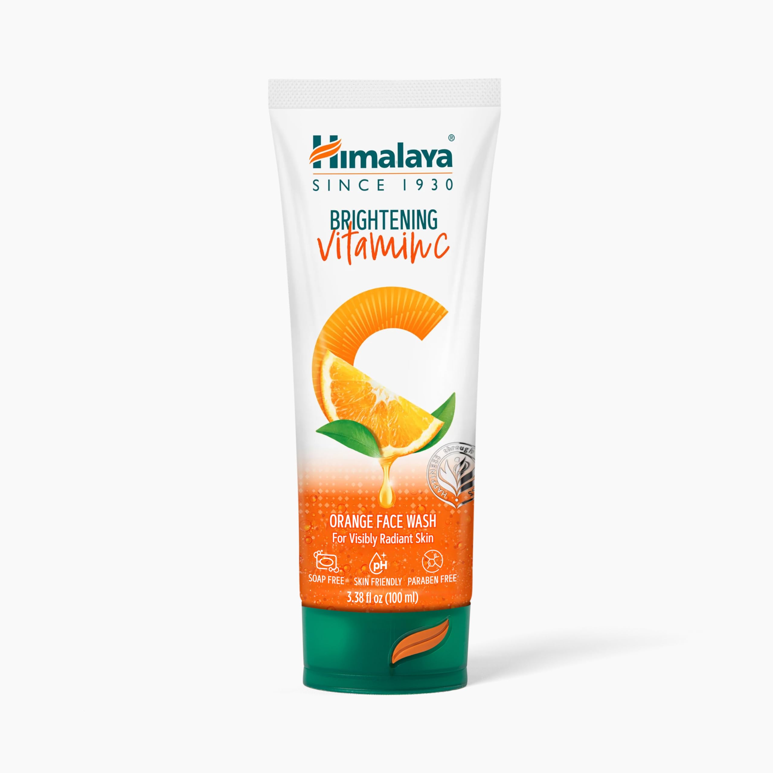 Himalaya Brightening Vitamin C Orange Face Wash, 3.38 fl oz