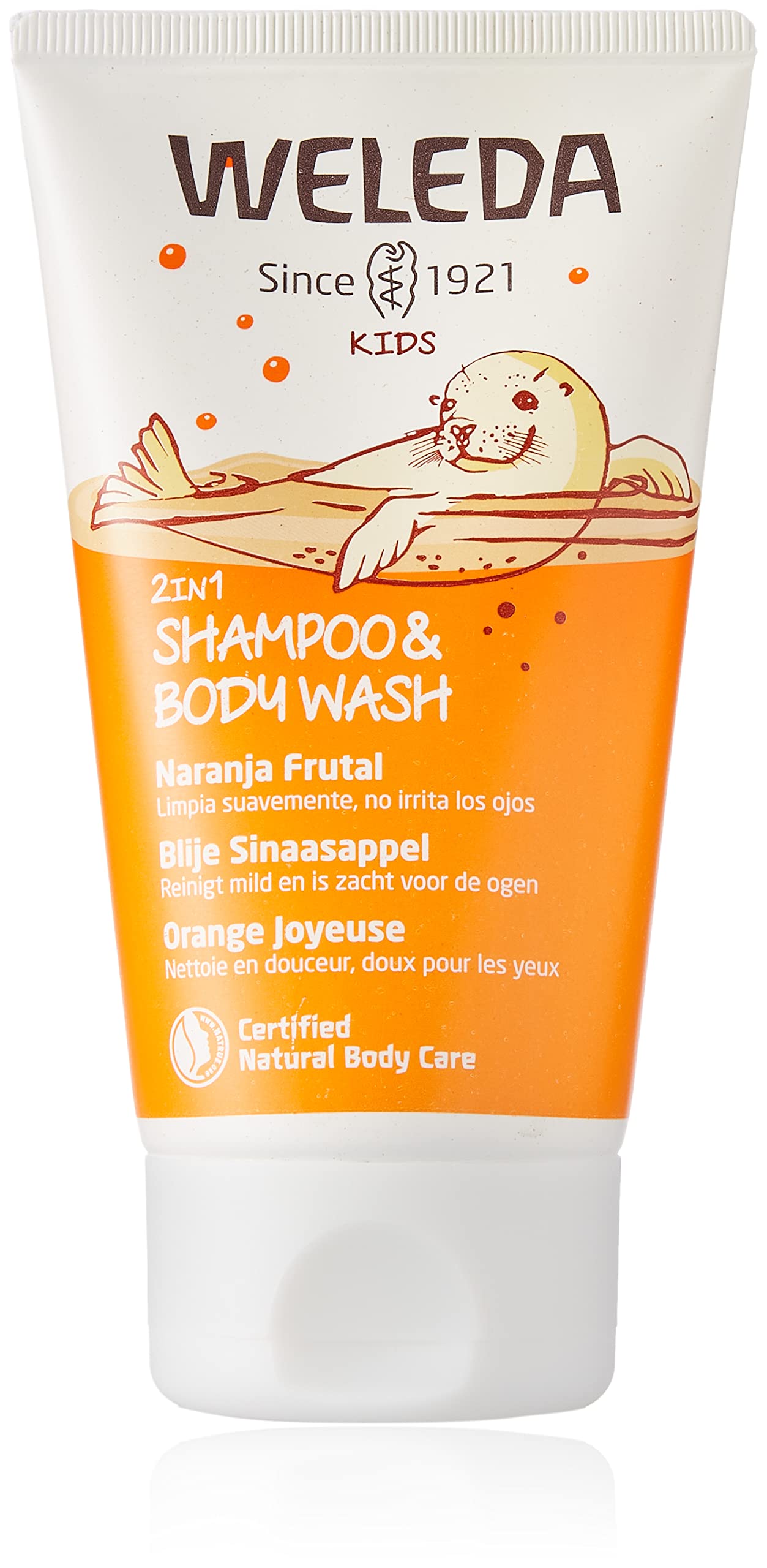 Weleda Kids 2 In 1 Happy Orange Shower, 150 Ml