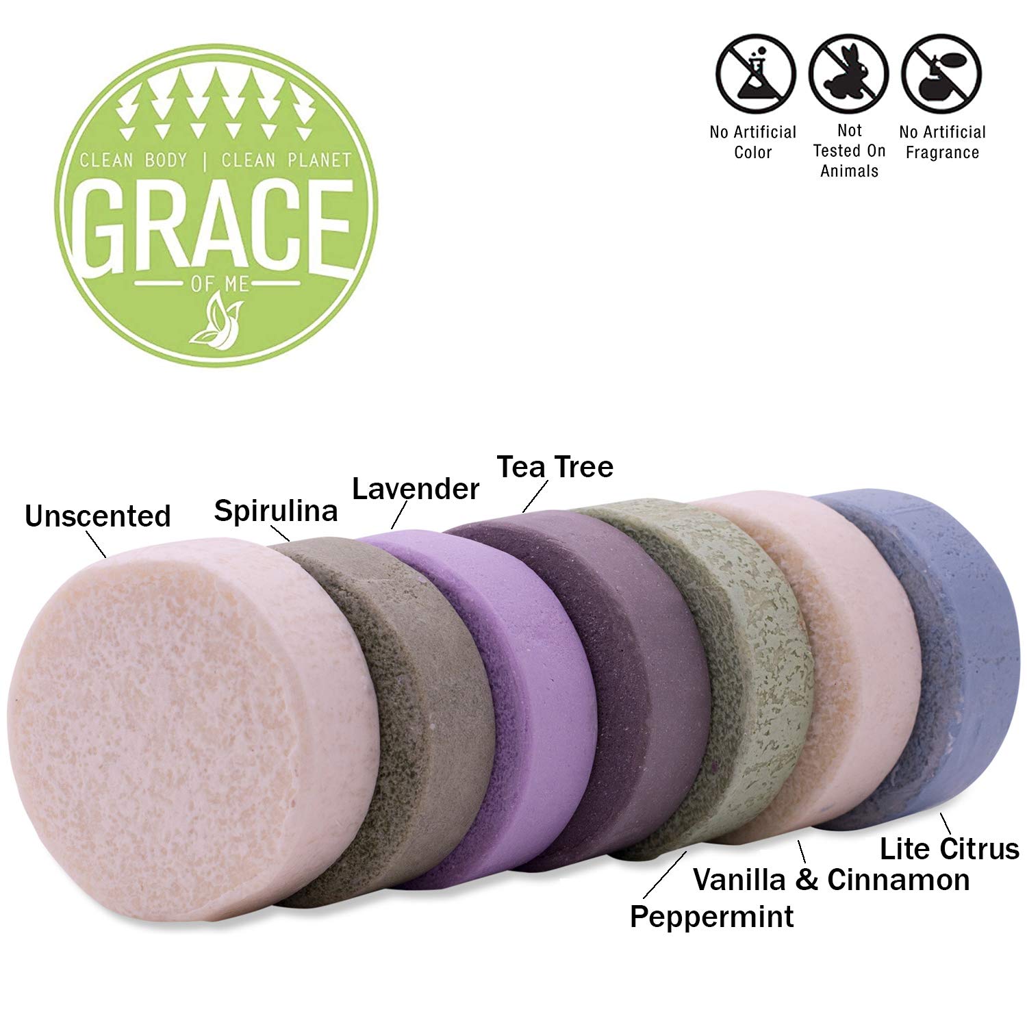 2% Pyrithione Zinc Shampoo Bar with Shea Butter by Grace of Me (4 Oz) (Tea Tree)