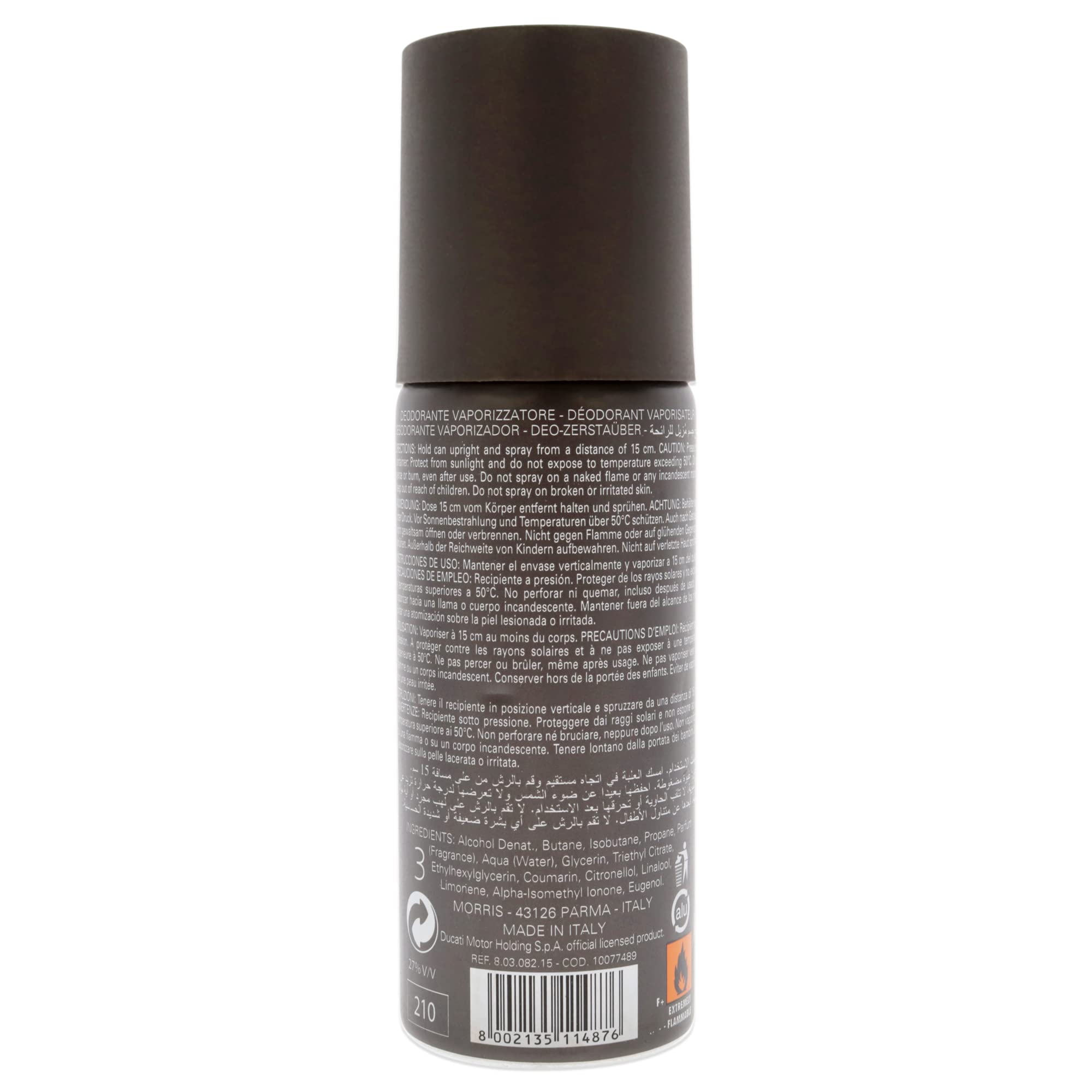 Ducati Trace Me Deodorant Spray, 5 Ounce