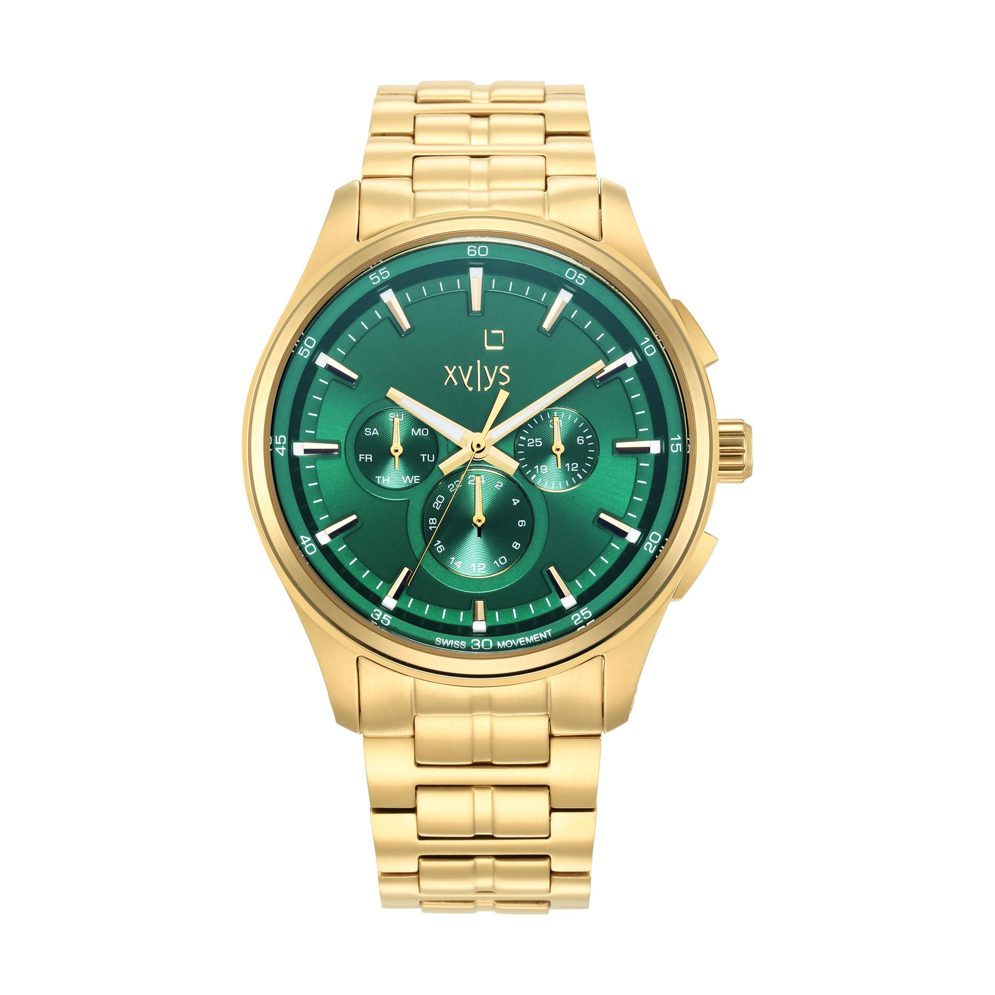 Titan Xylys Quartz Analog Green Dial Watch For MenNs40035Ym03E