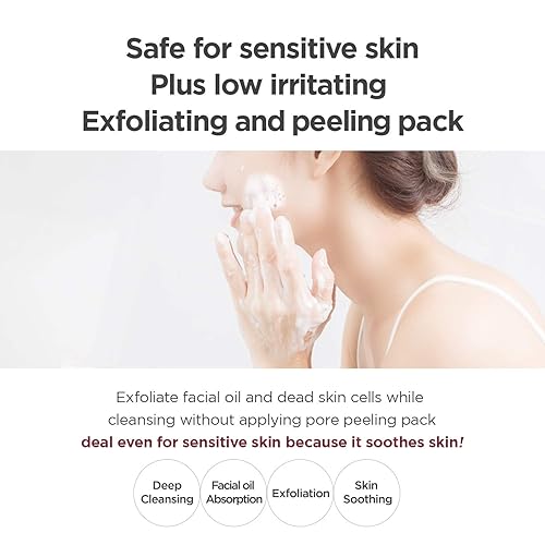 Ma:Nyo Deep Pore Cleansing Soda Foam Daily Face Wash, Non Irritating, With Vitamin C, Chamomile For Women And Men Korean Skin Ca