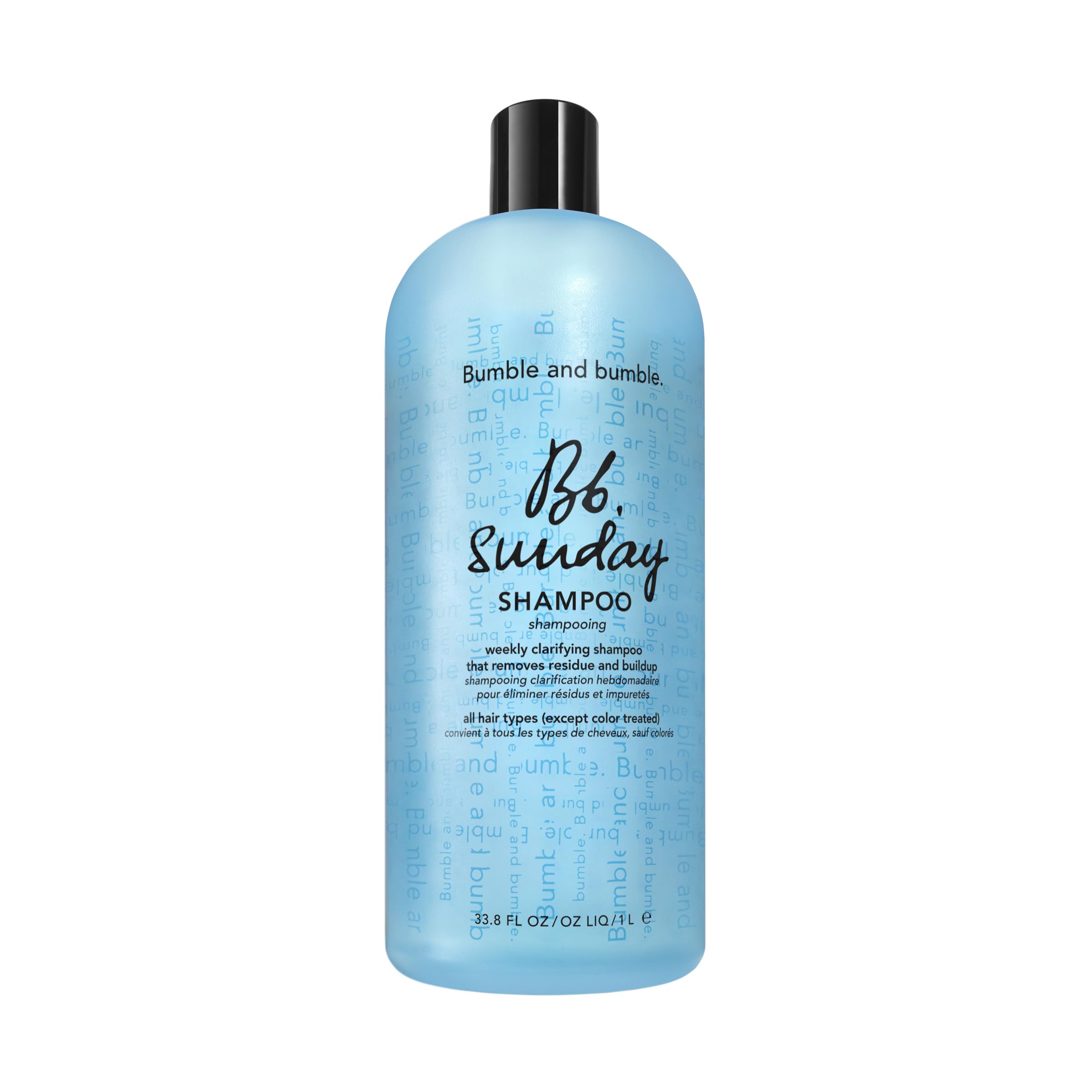 Bumble and bumble Sunday Weekly Clarifying Shampoo | Removes Residue, Excess Oil + Pollutants | Curly, Wavy, Straight, 33.8 fl. 
