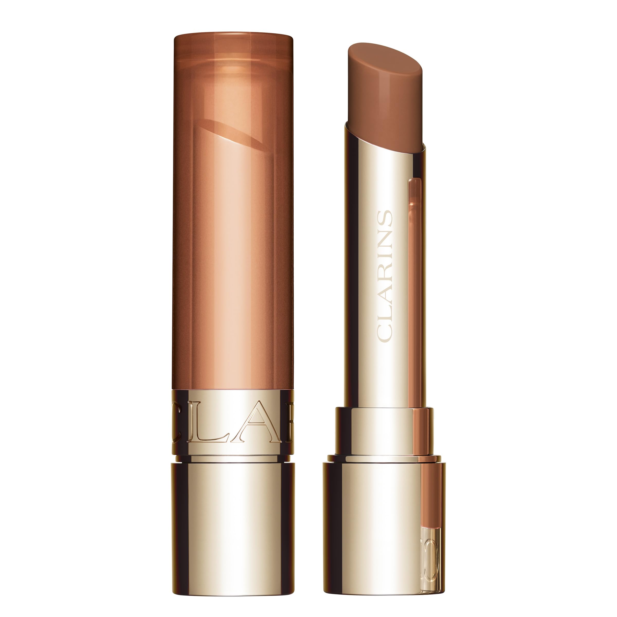 Clarins Lip Oil Balm | Nourishes, Hydrates, and Visibly Plumps | Natural, Sheer Finish and Shine | 99% Skincare Formula and 96% 